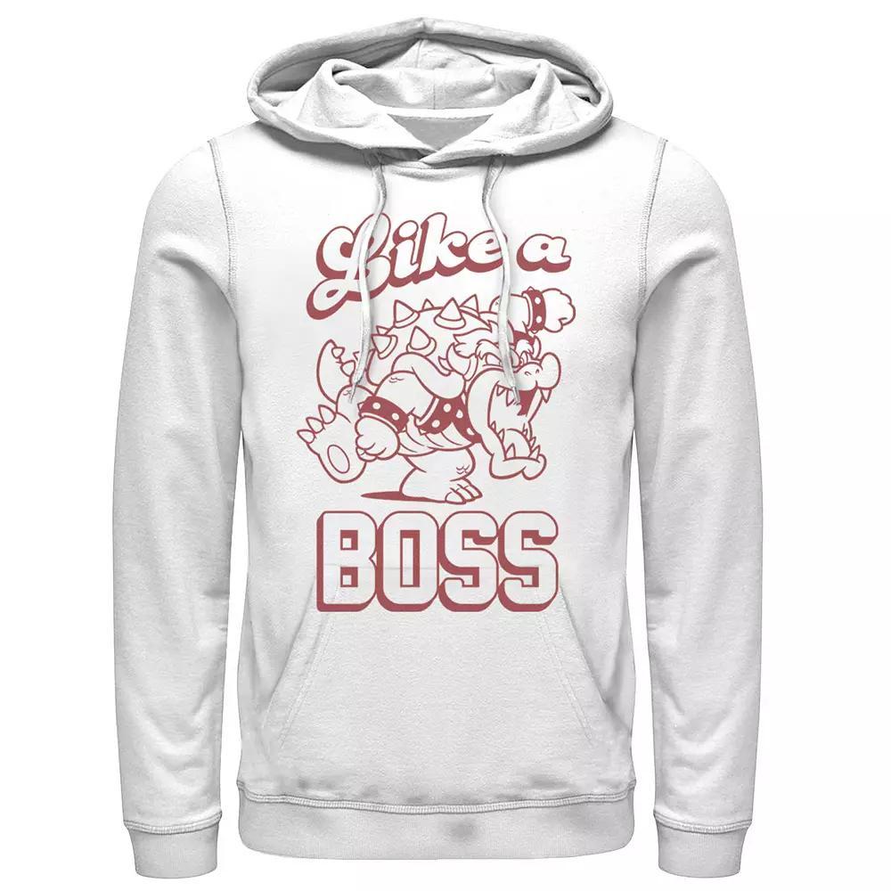 Men's Nintendo Super Mario Bowser Like A Boss Koopa King Hoodie,  Product Image