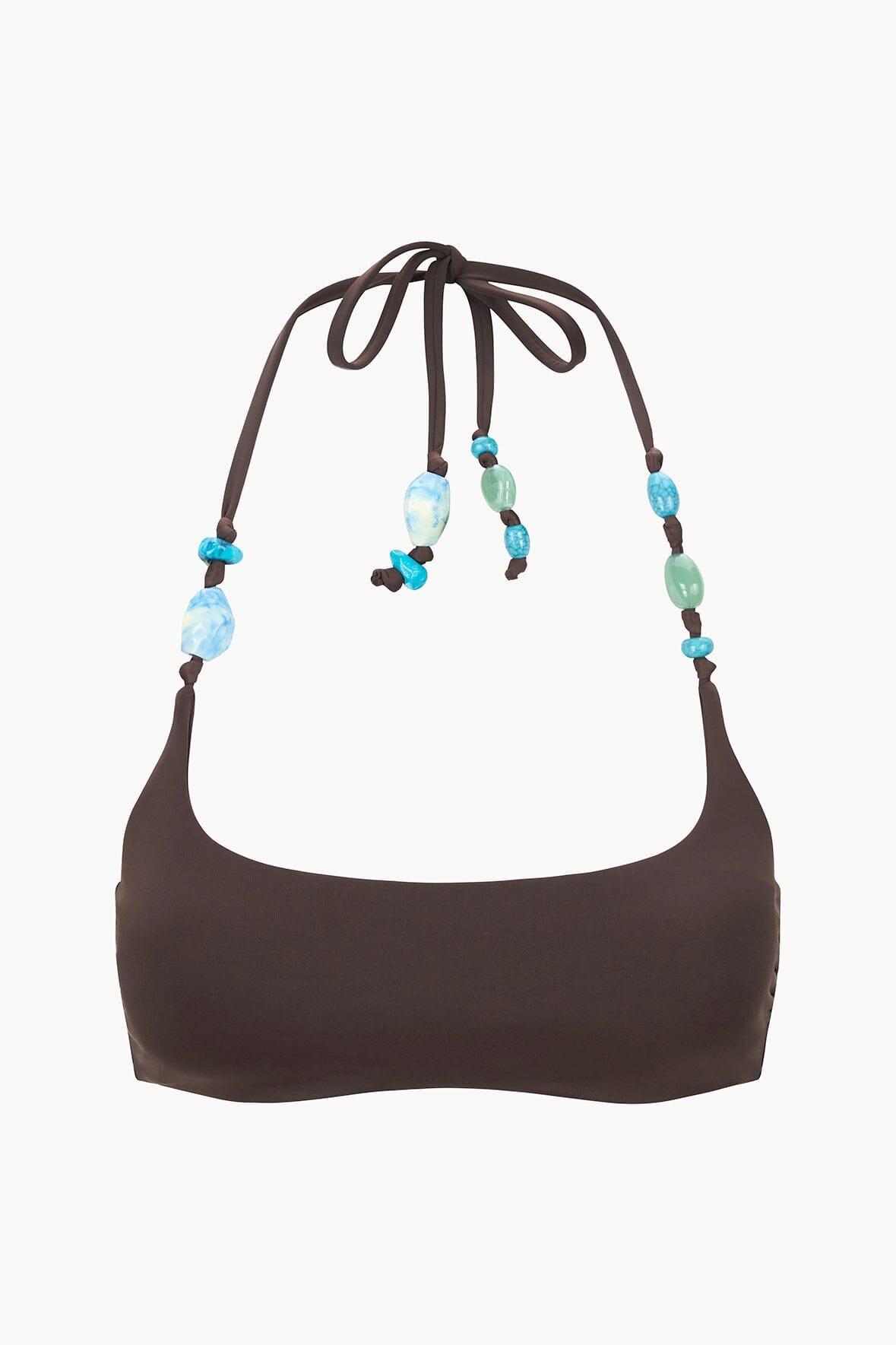 LAIRD BIKINI TOP | DARK CHOCOLATE Product Image