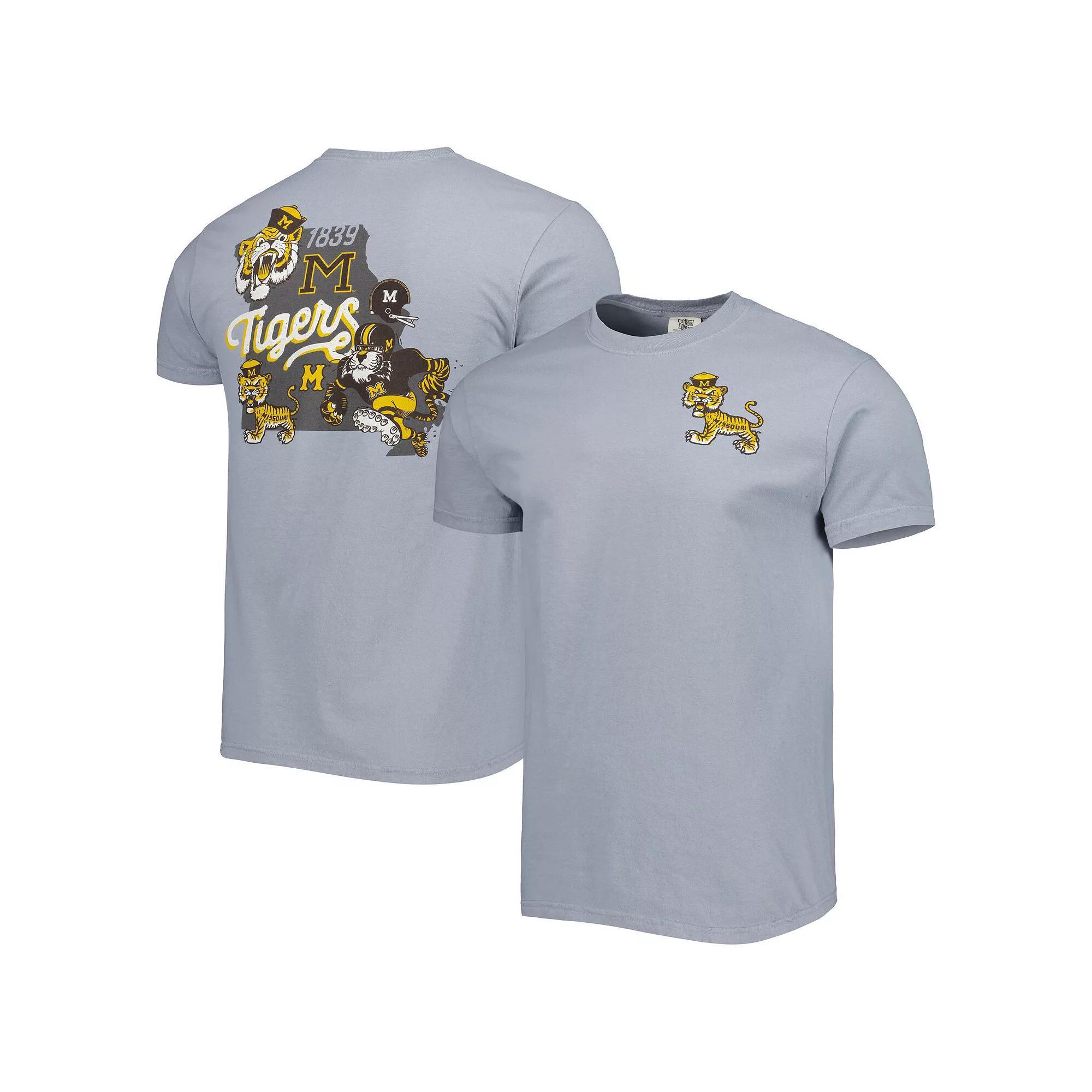 Men's Graphite Missouri Tigers Vault State Comfort T-Shirt, Size: Medium, Dark G Product Image