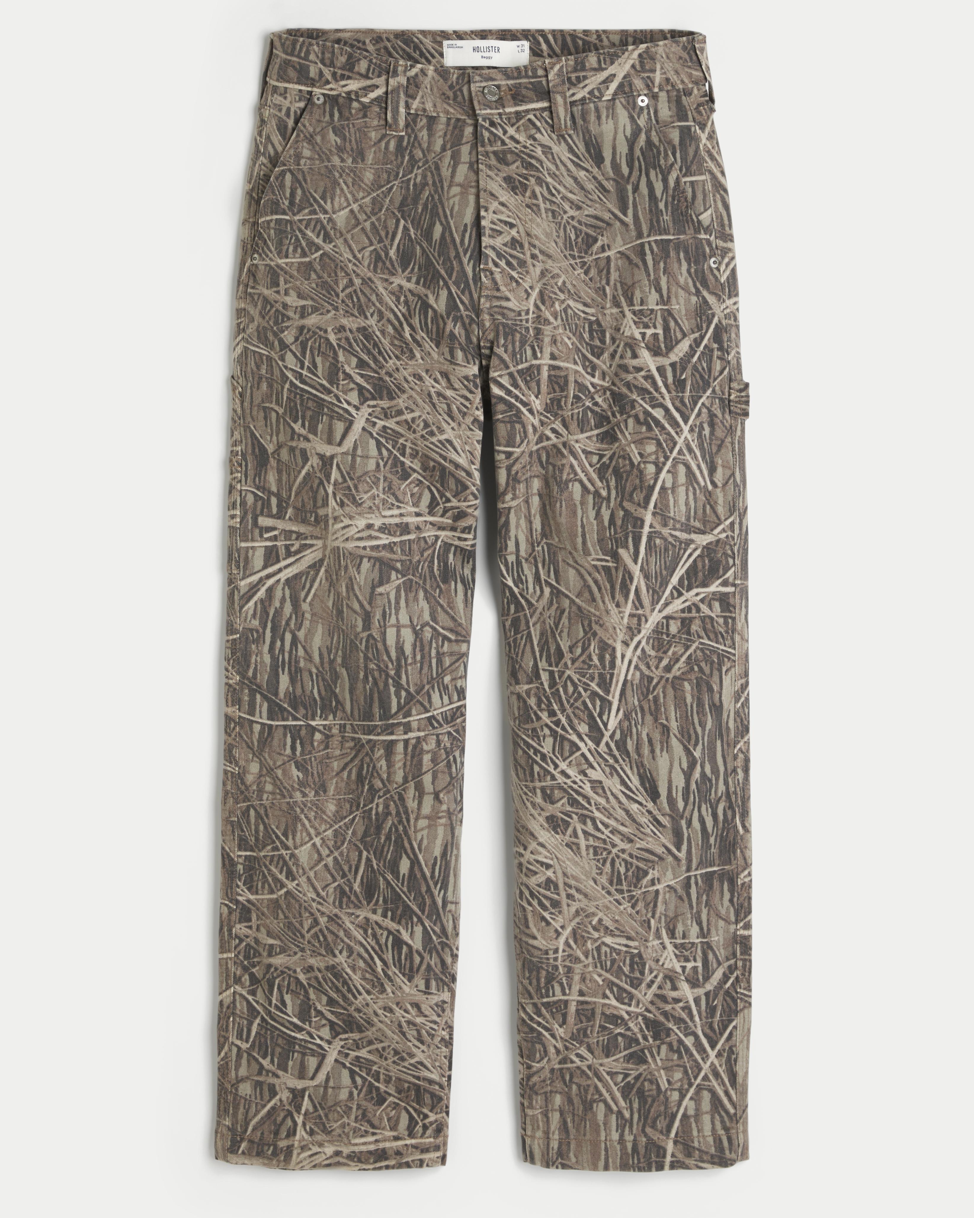 Camo Baggy Painter Jeans Product Image