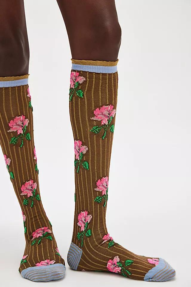 Exquisite J Floral Bouquet Socks Product Image