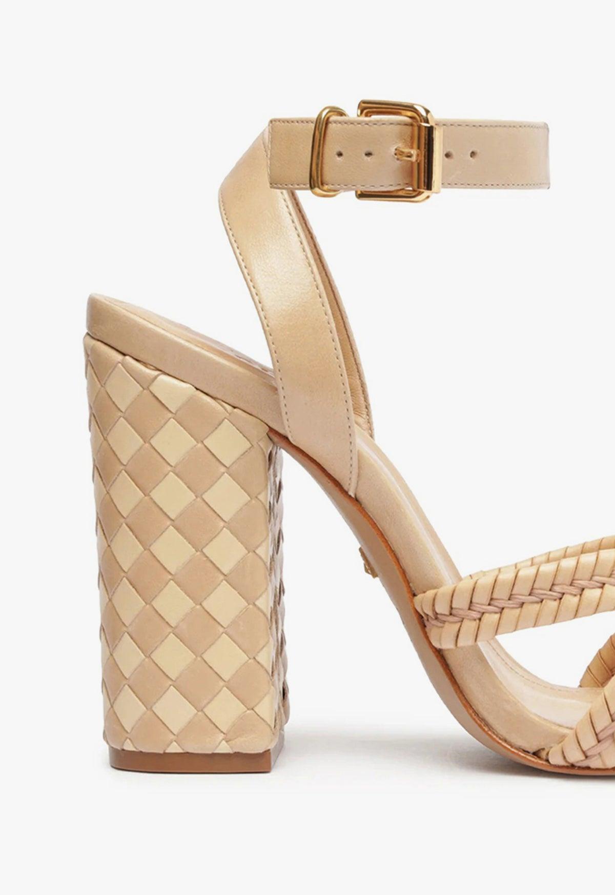 Kareena Woven Leather Sandal Female Product Image