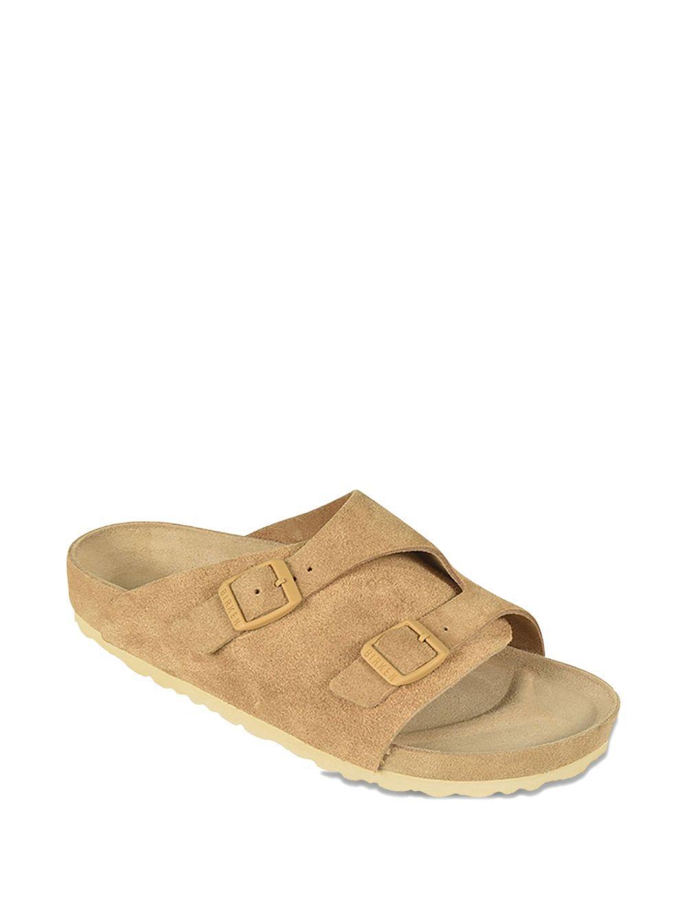 Zurich double-buckle suede sandals Product Image