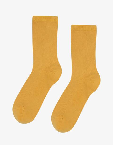 Women Classic Organic Sock - Burned Yellow Product Image