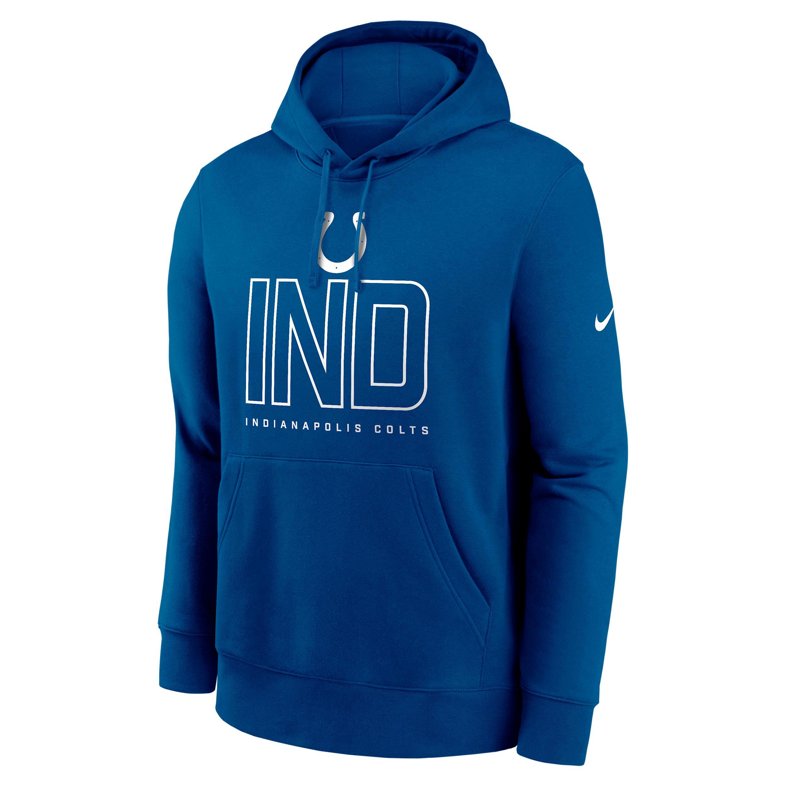 Indianapolis Colts Busted Play Club Nike Mens NFL Pullover Hoodie | NKDK4LB98-E7N Product Image