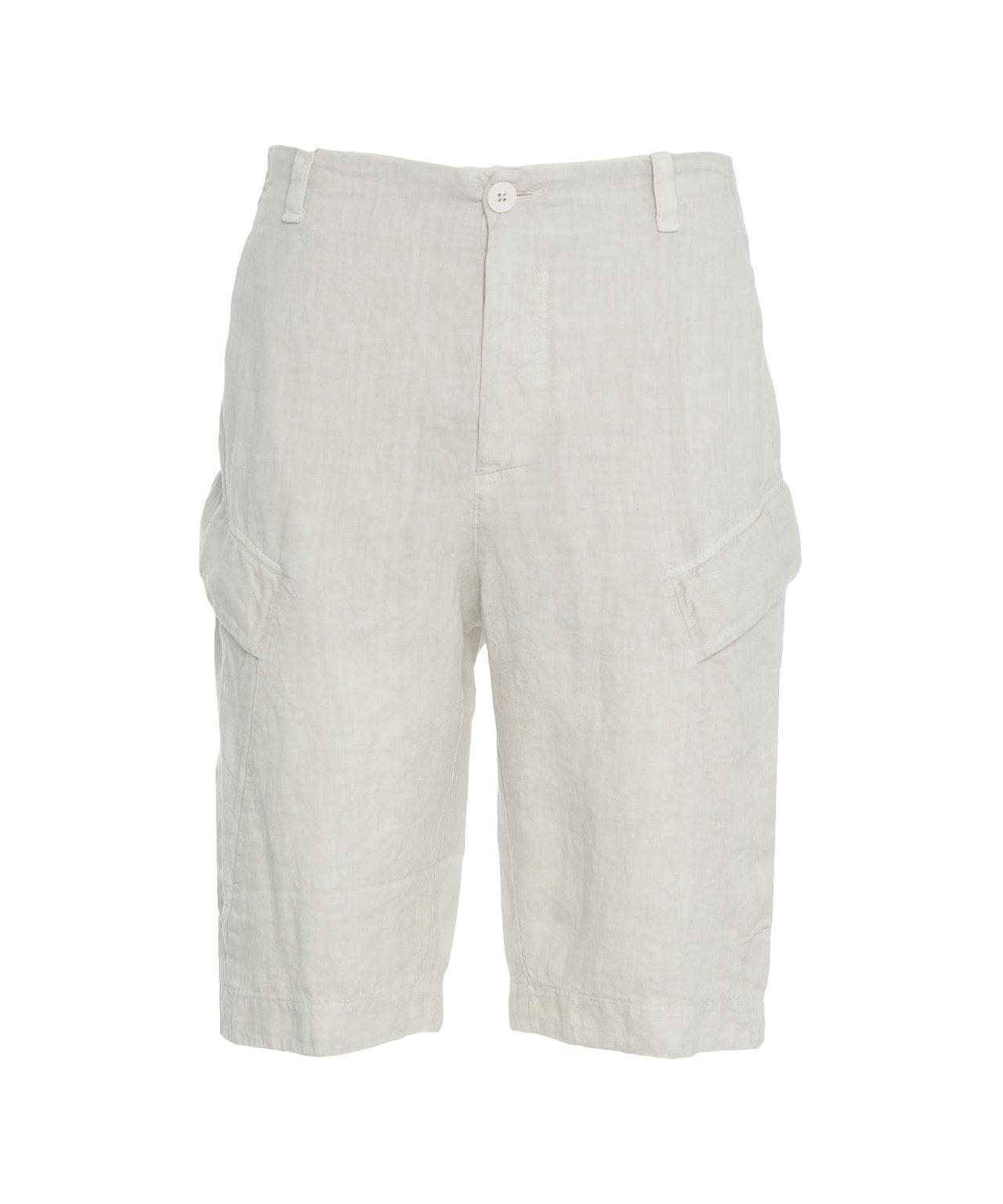 Cargo shorts in linen Product Image