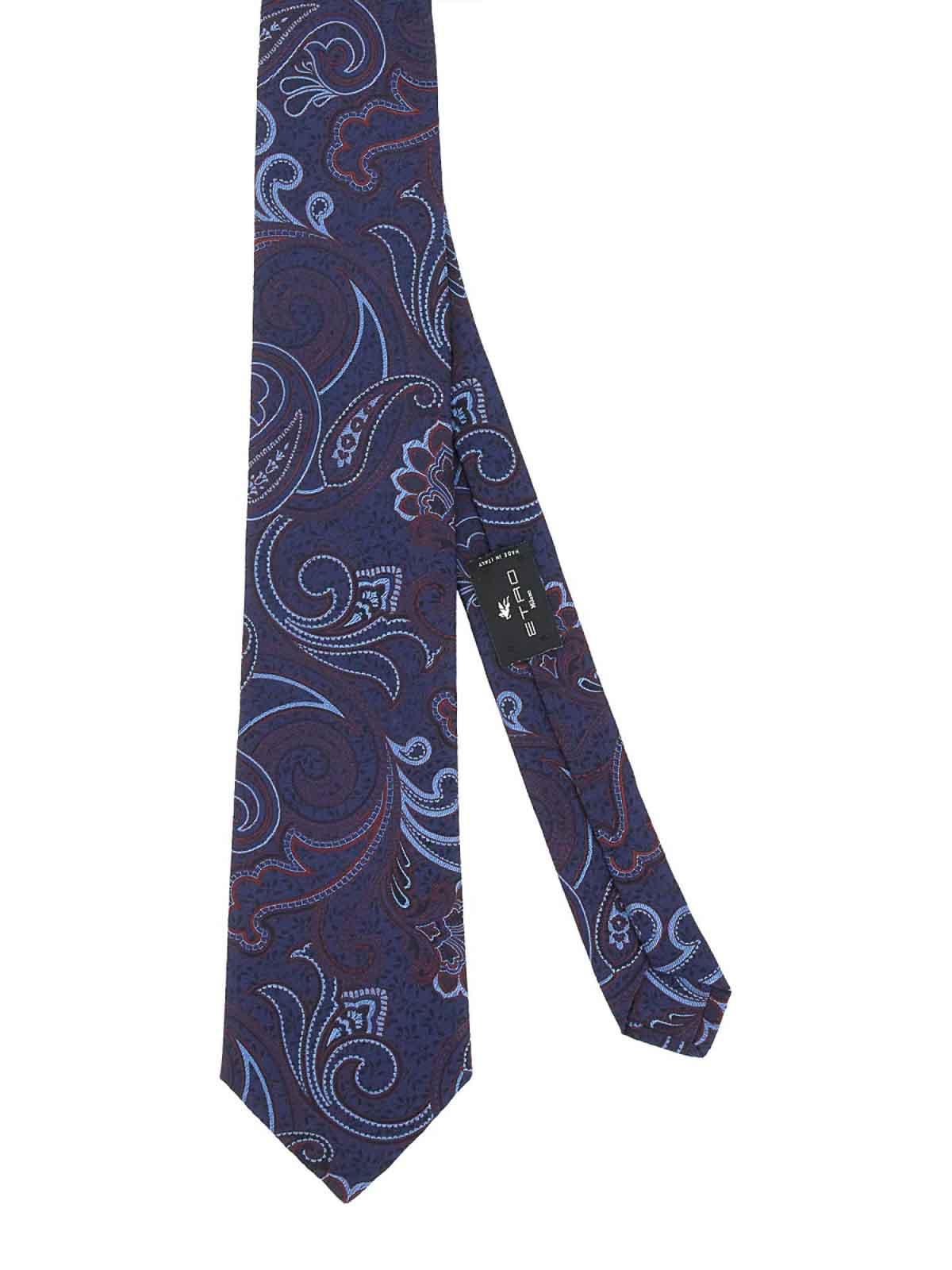 ETRO Silk Tie In Multicolor Product Image