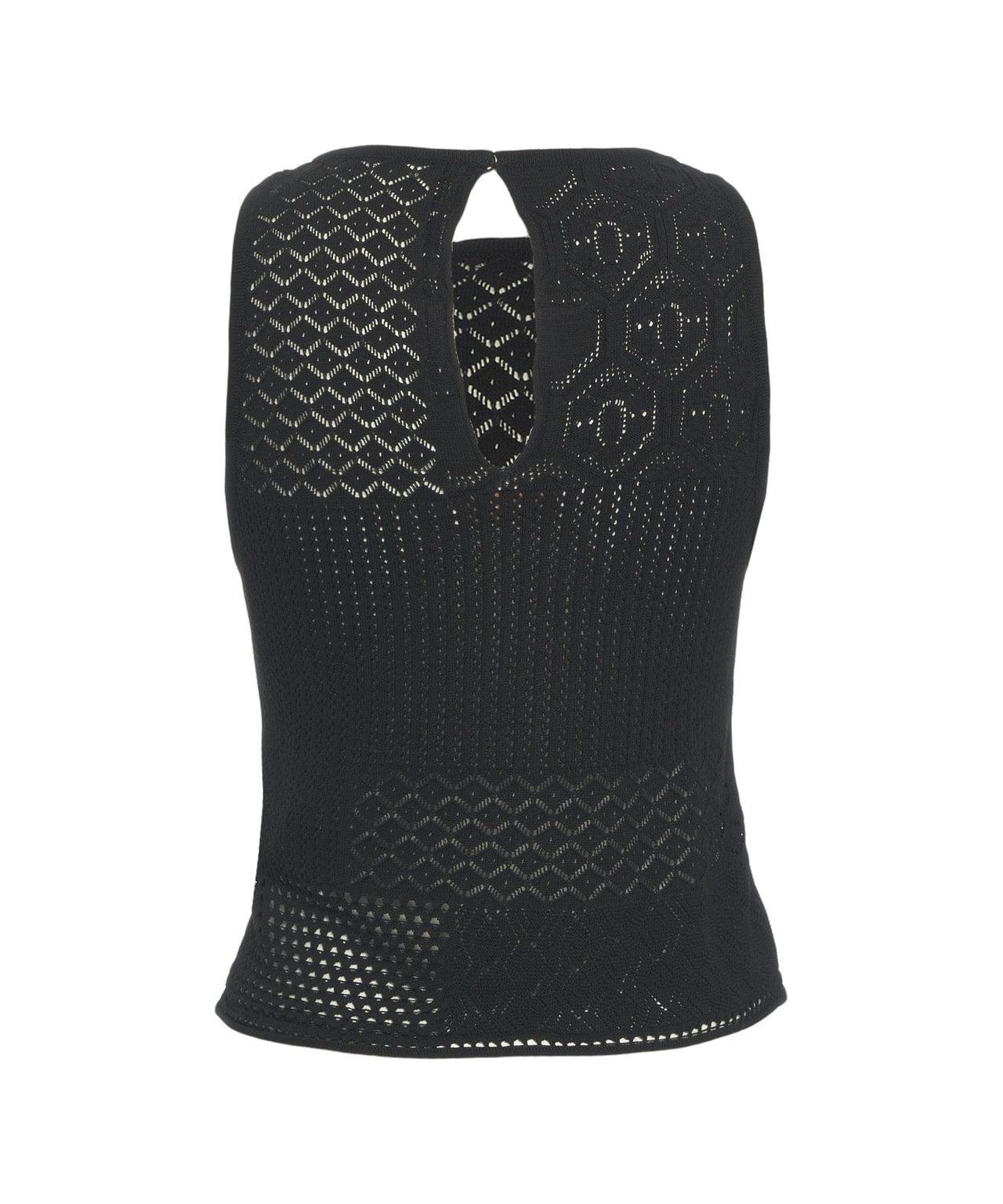 Lace crochet tank top Product Image