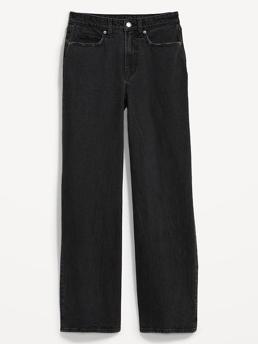 Curvy Extra High-Waisted Wide-Leg Jeans Product Image