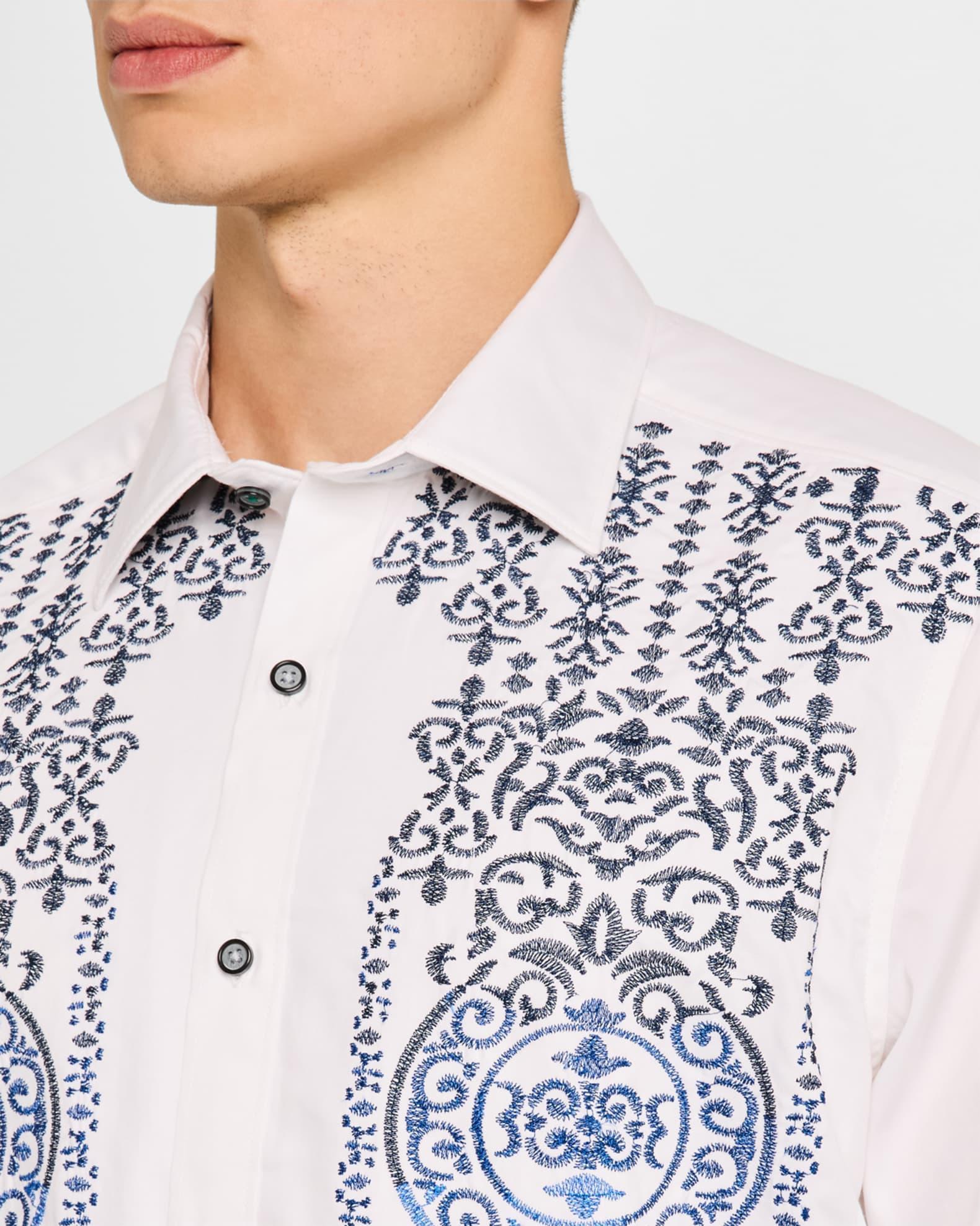 Men's Gate Keeper Embroidered Cotton Sport Shirt Product Image