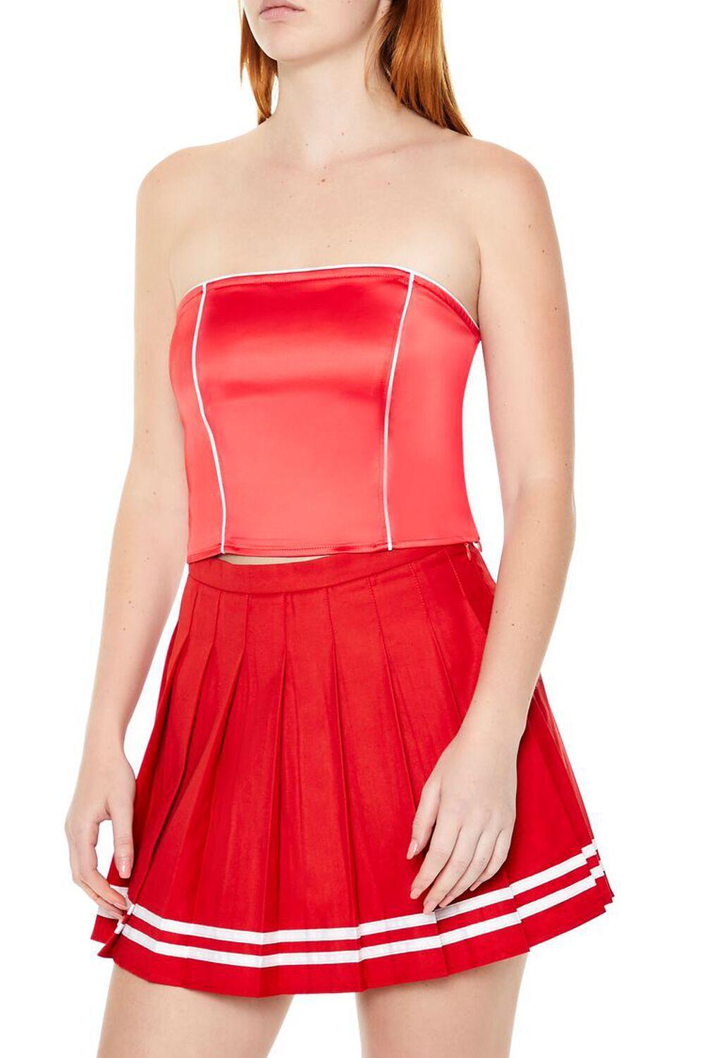 Satin Tube Crop Top | Forever 21 Product Image