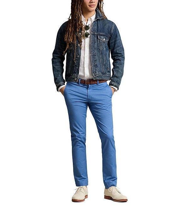 Polo Ralph Lauren Slim Fit Solid Stretch Chino Pants Product Image