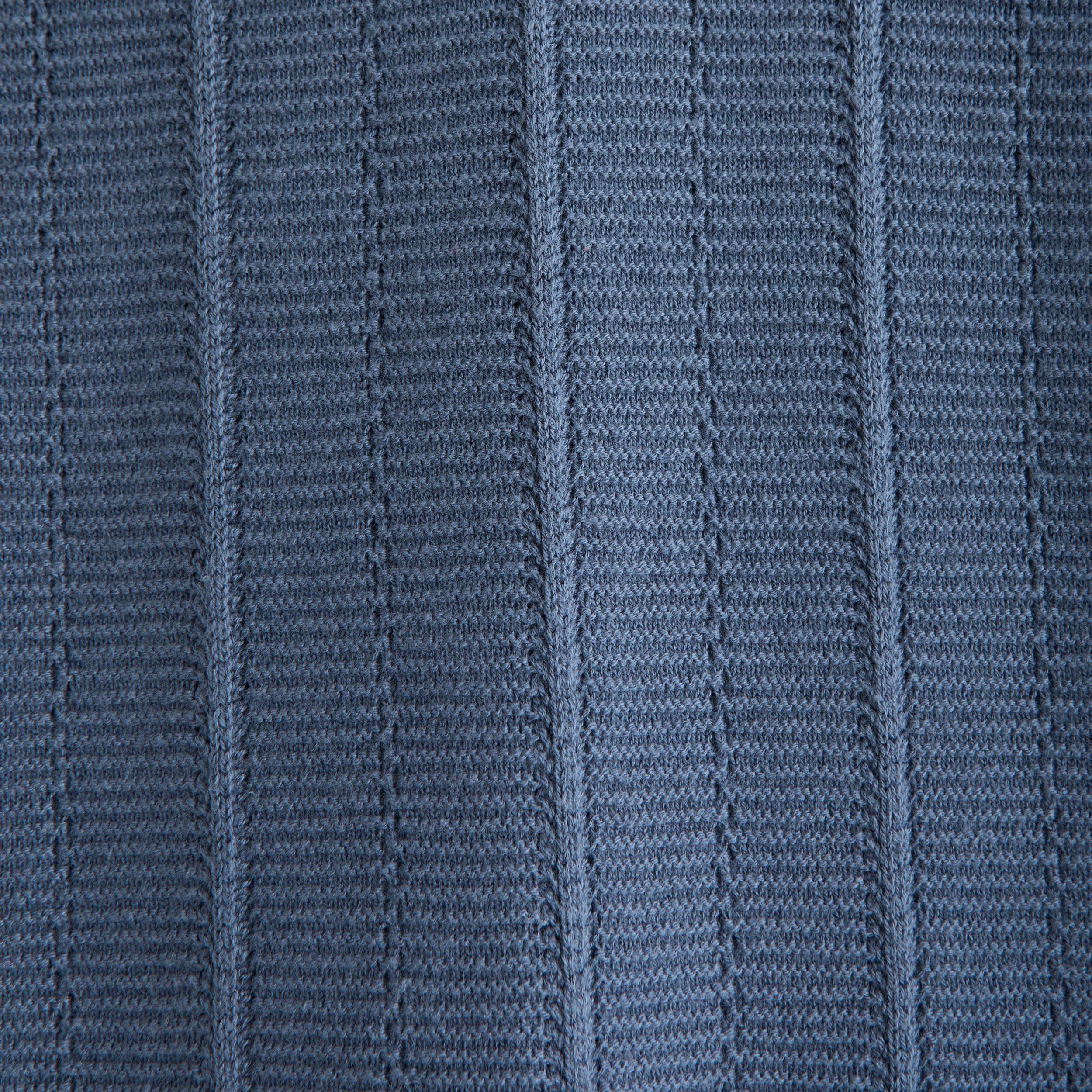 Textural Stripe Zip Sweater Polo Product Image