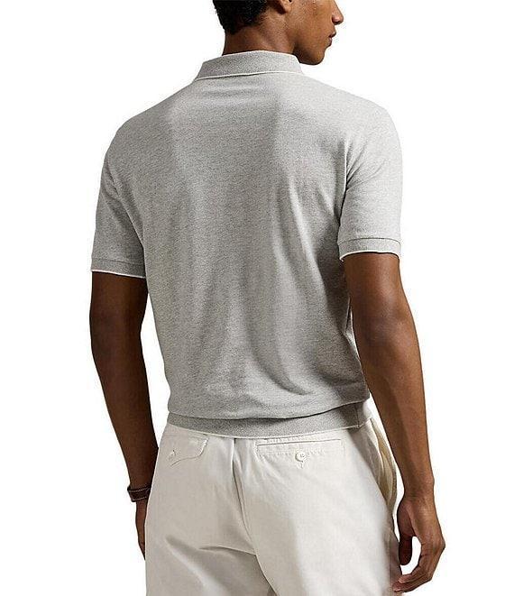Polo Ralph Lauren Mesh-Knit Jersey Polo Shirt Product Image
