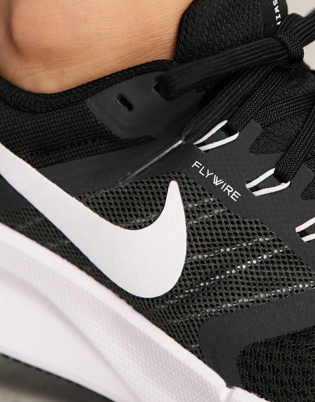 Nike Run Swift 3 sneakers in black and white  Product Image