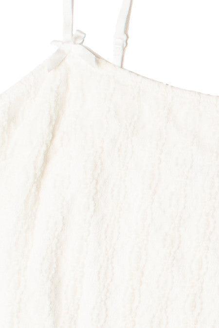 Bow Detail Lined Lace Mini Dress Product Image