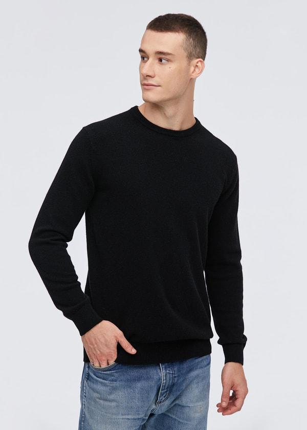 Crew Neck  Classic  Soft Cashmere Sweater For Men Product Image