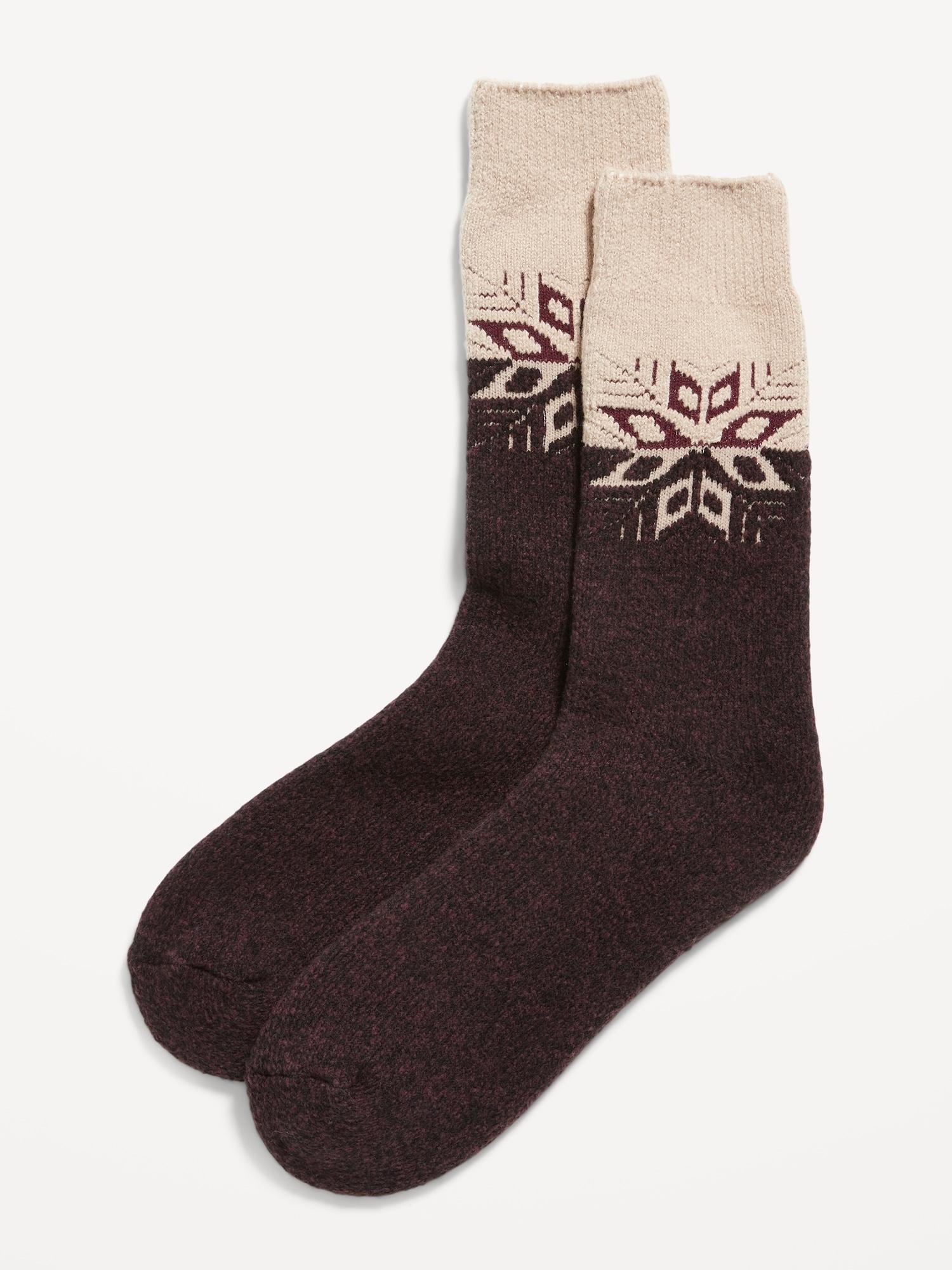 Cozy-Lined Crew Socks Product Image