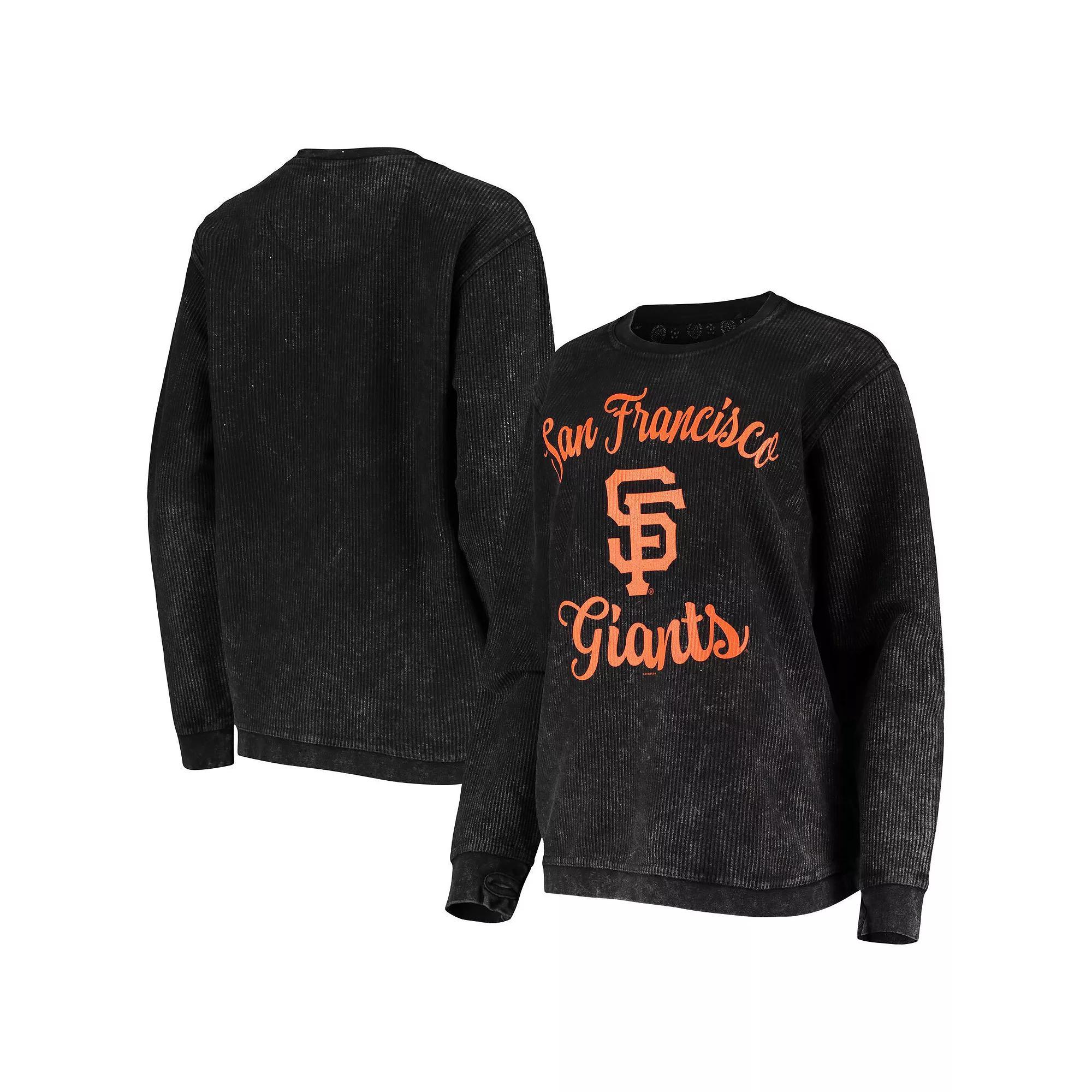 Womens G-III 4Her by Carl Banks San Francisco Giants Script Comfy Cord Pullover Sweatshirt Product Image