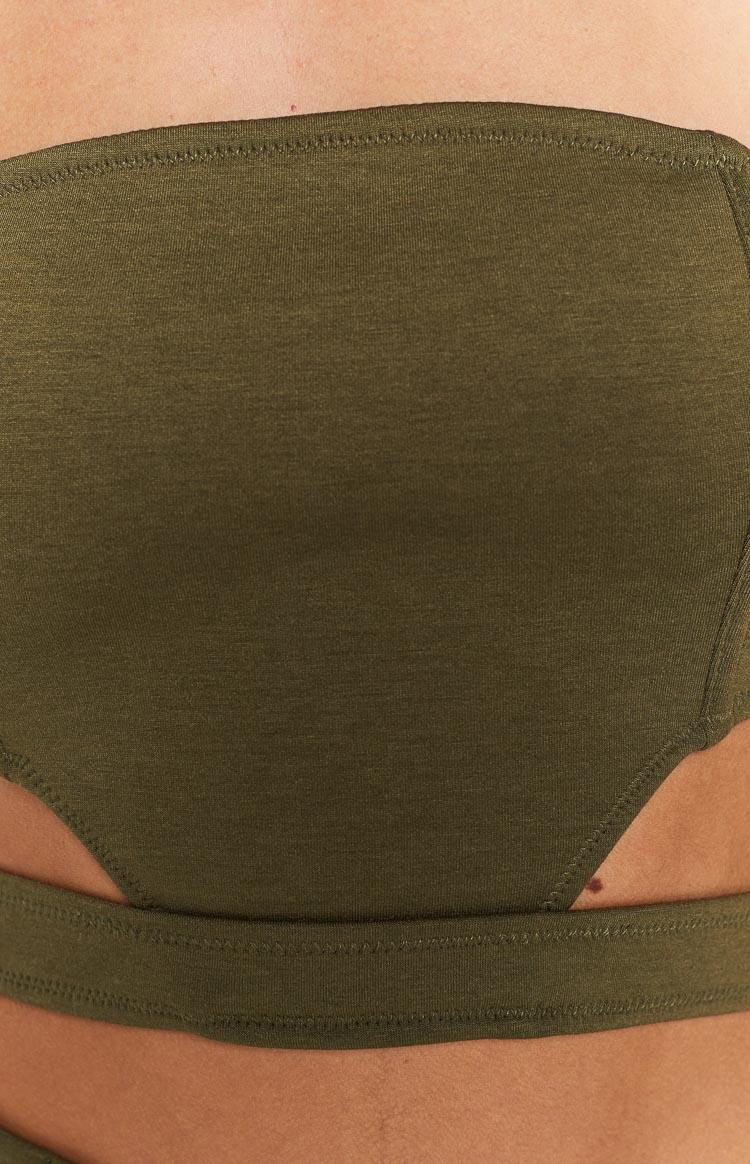 Emerson Green Strapless Crop Top Product Image