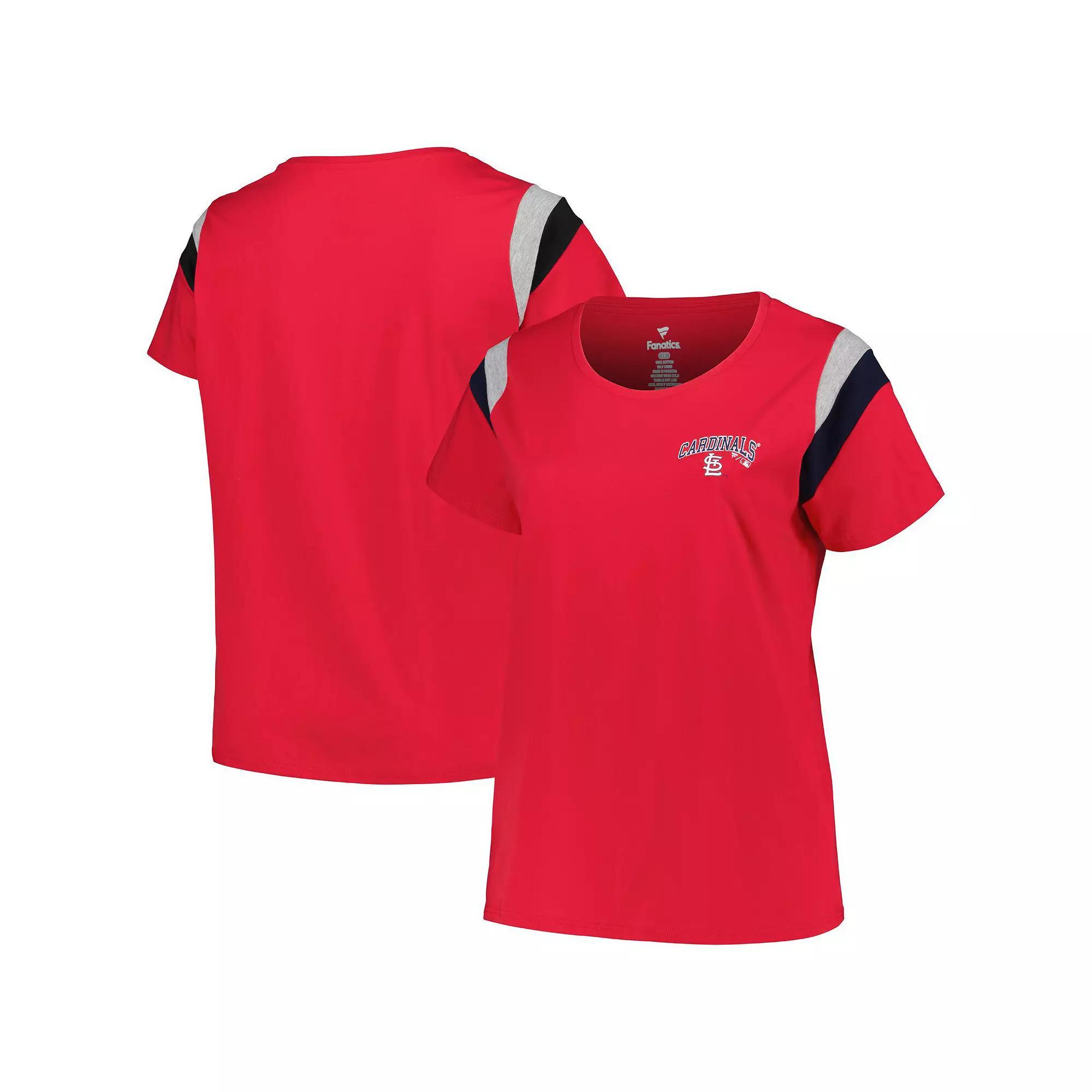 Women's Profile Red St. Louis Cardinals Plus Size Scoop Neck T-Shirt, Size: 2XL Product Image