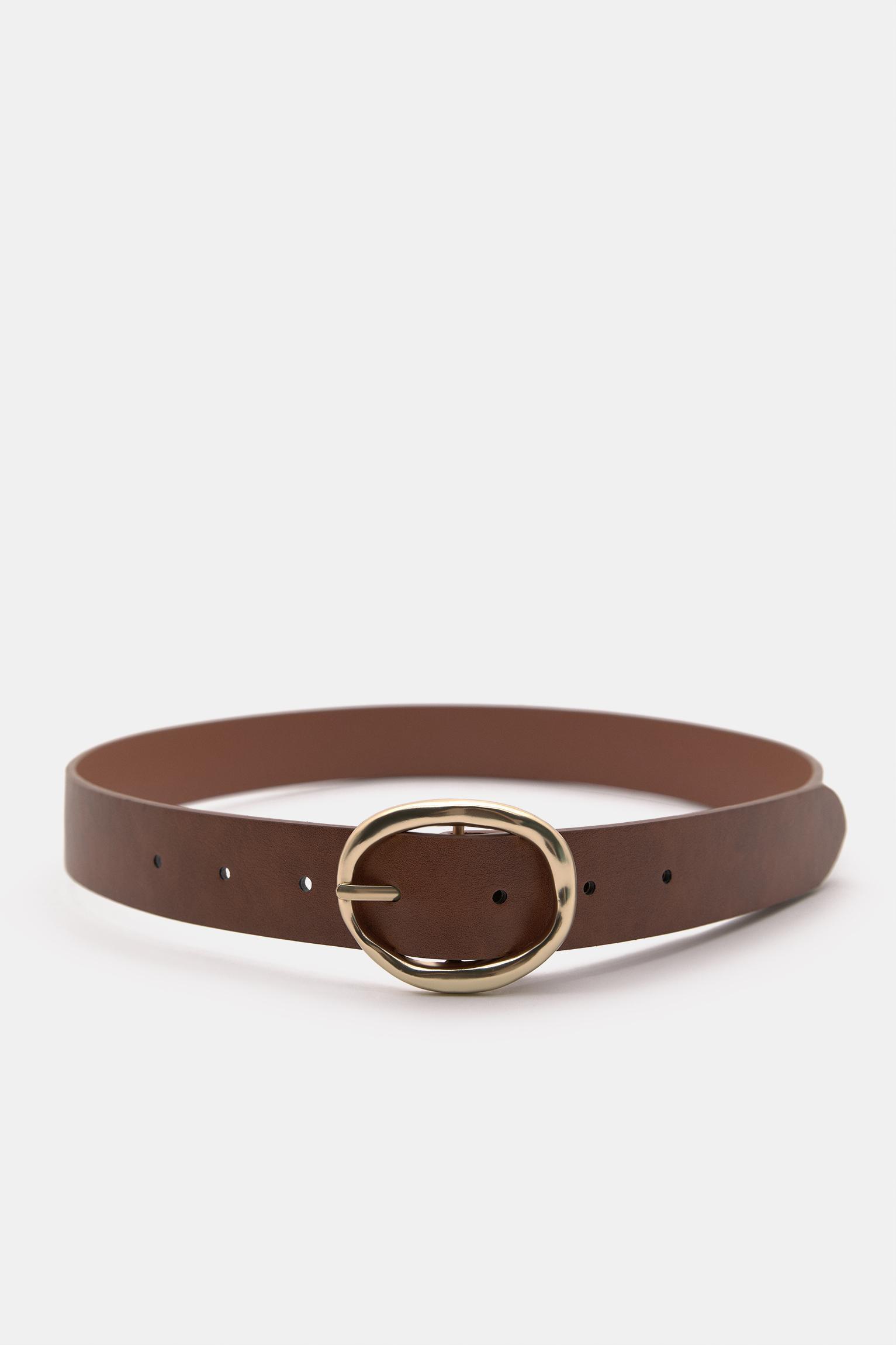 Belt with oval buckle Product Image