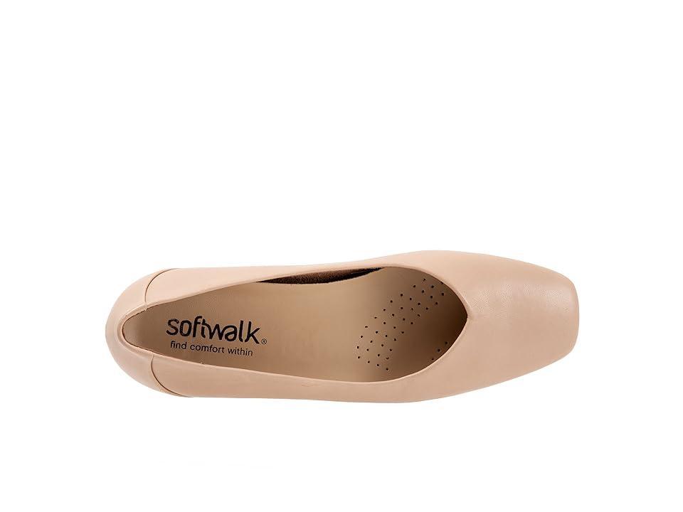 SoftWalk Vellore Leather Square Toe Flats Product Image