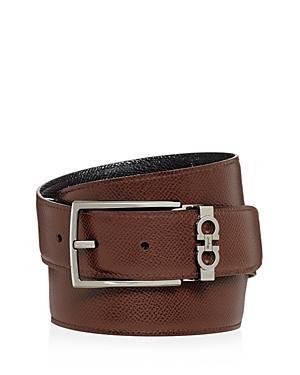 Salvatore Ferragamo Mens Gancini Keeper Reversible Leather Belt Product Image