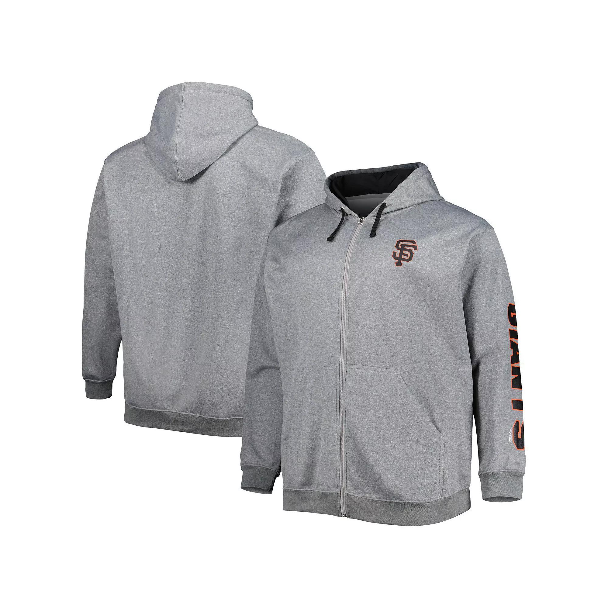 Men's Profile Ash San Francisco Giants Big & Tall Pullover Hoodie, Size: 2XLT, Black Product Image