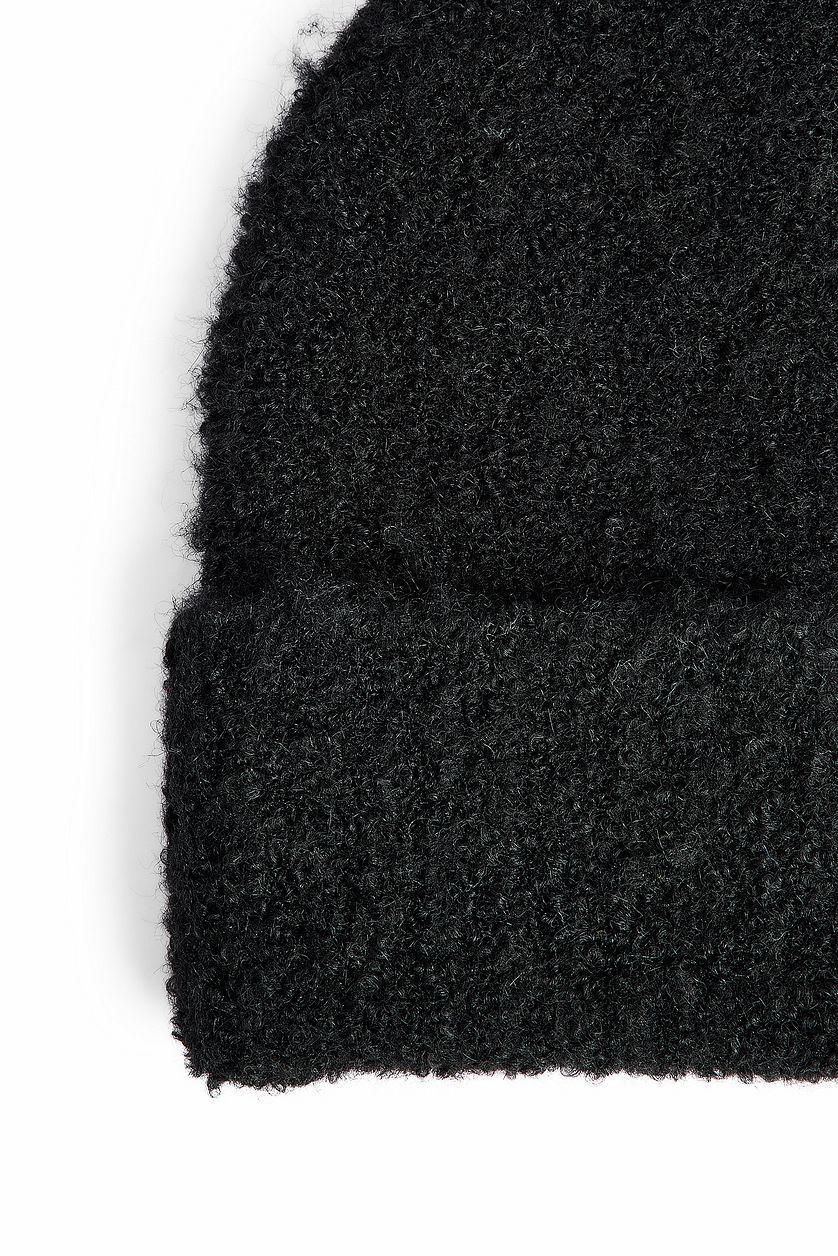 Knitted Bouclé Look Beanie Product Image