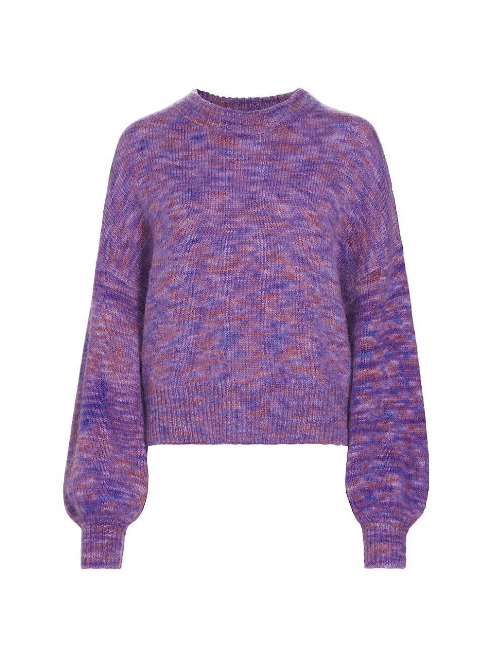 Womens Jessica Mohair-Blend Melange Sweater Product Image