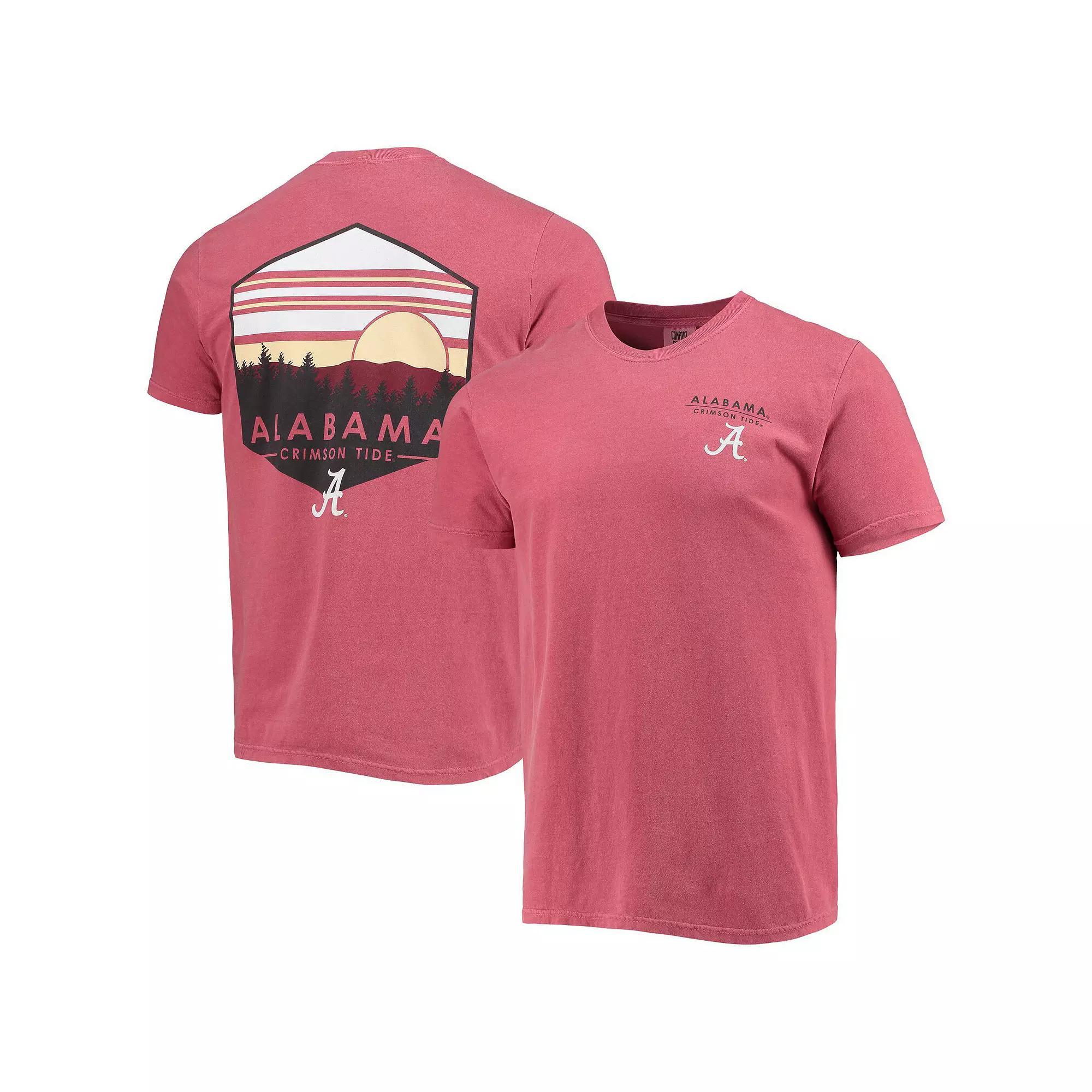 Men's Crimson Alabama Crimson Tide Landscape Shield Comfort Colors T-Shirt,  Product Image