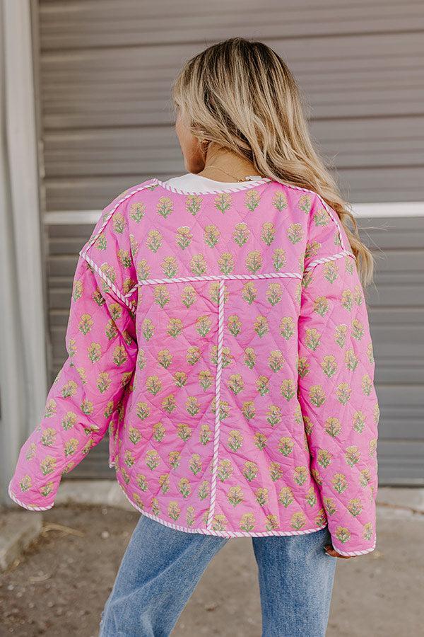 Floral Fields Quilted jacket Product Image