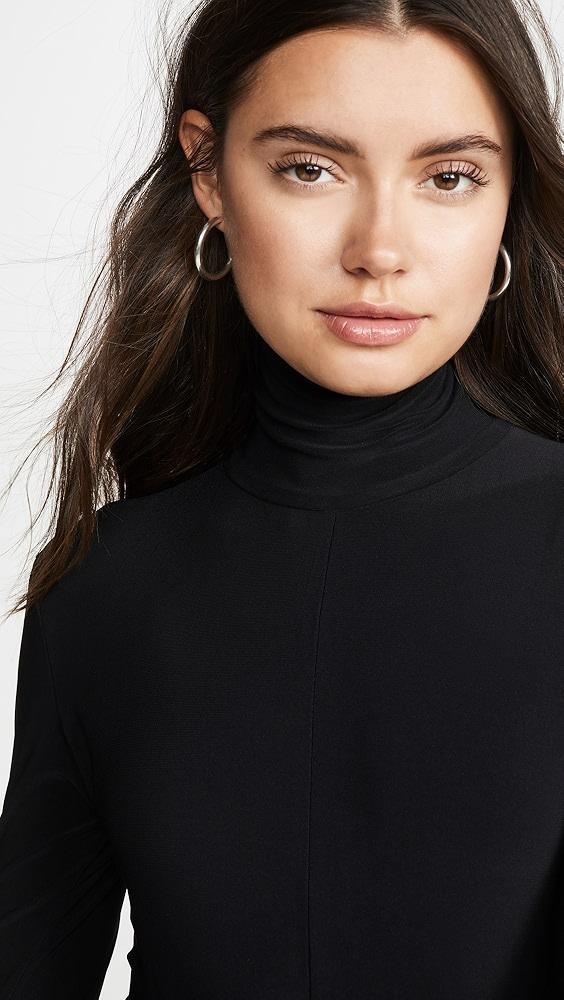 Norma Kamali Long Sleeve Turtleneck Jumpsuit | Shopbop Product Image