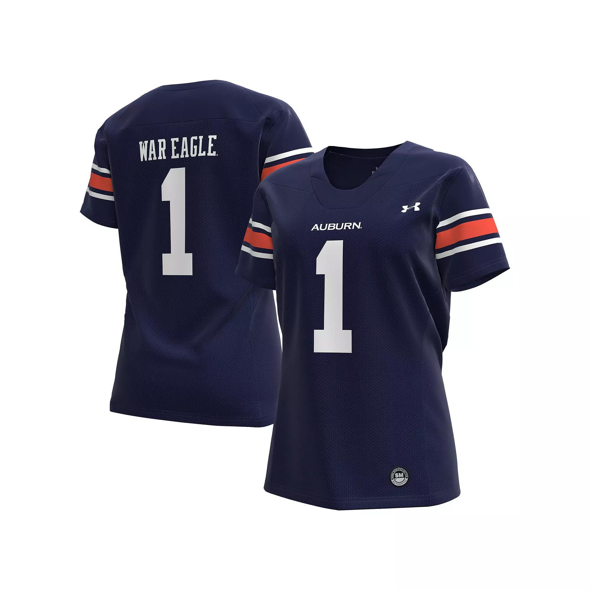 Women's Under Armour #1 Black Maryland Terrapins Replica Football Jersey,  Product Image