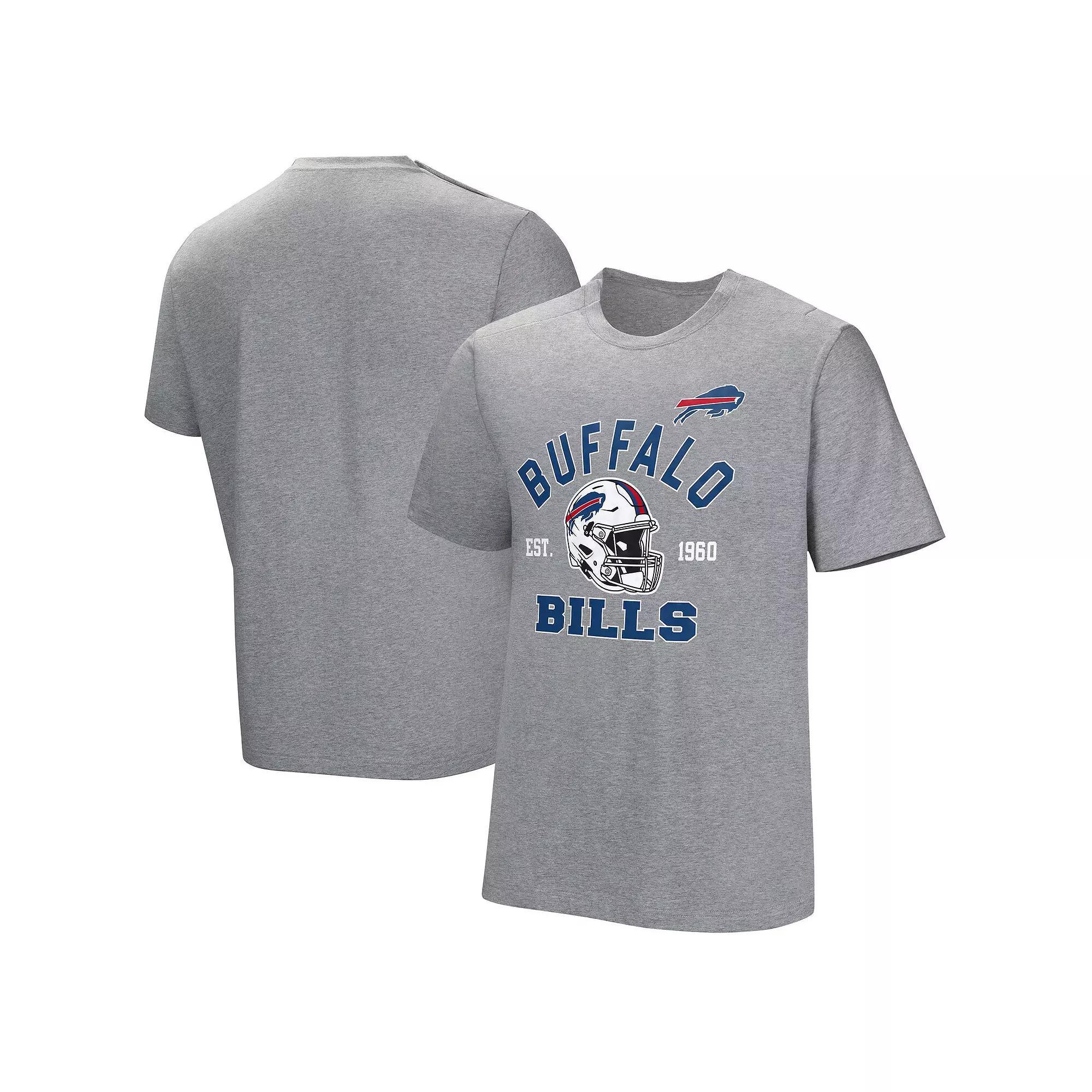 Men's  Gray Buffalo Bills Tackle Adaptive T-Shirt, Size: 2XL, Grey Product Image