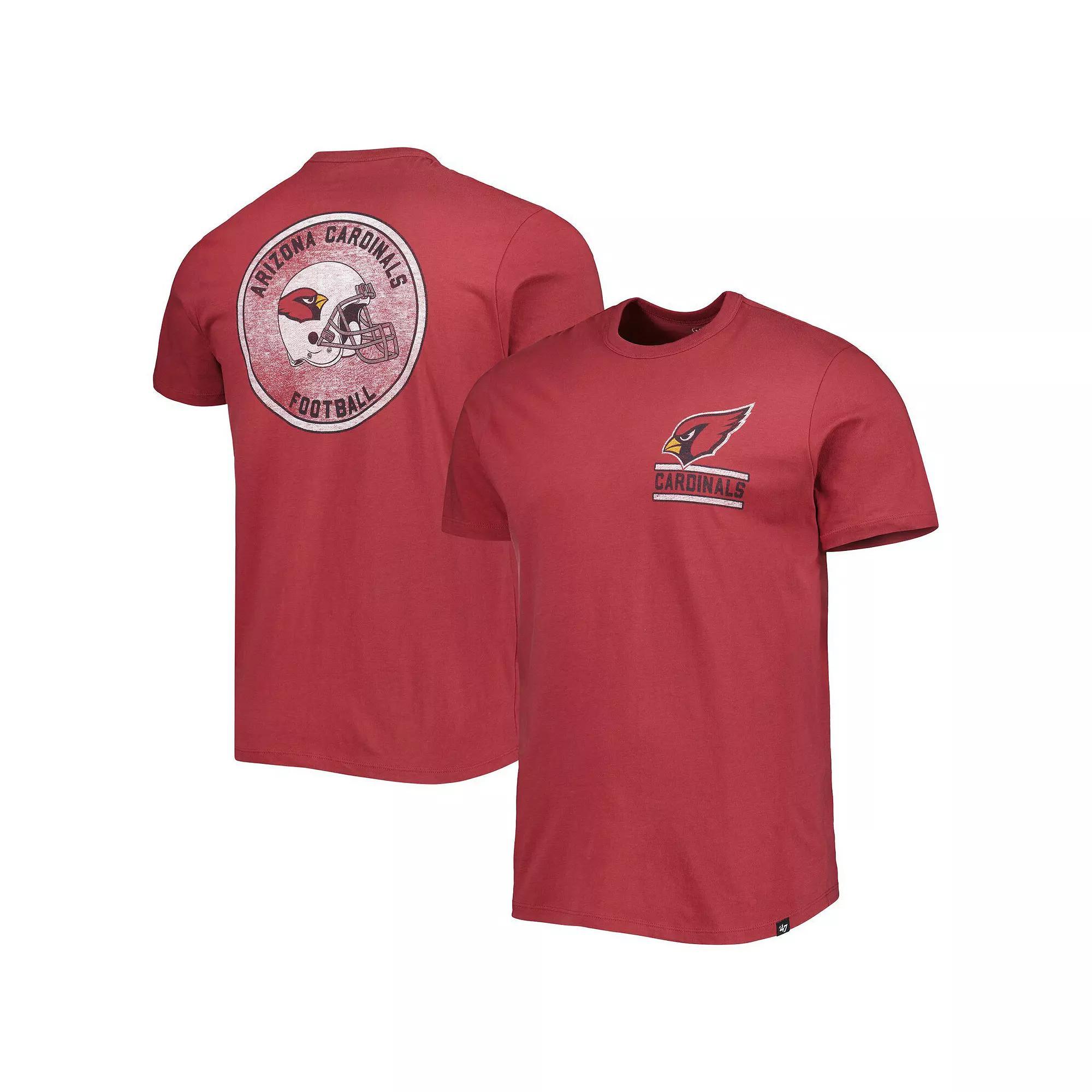 Men's '47 Cardinal Arizona Cardinals Open Field Franklin T-Shirt,  Product Image