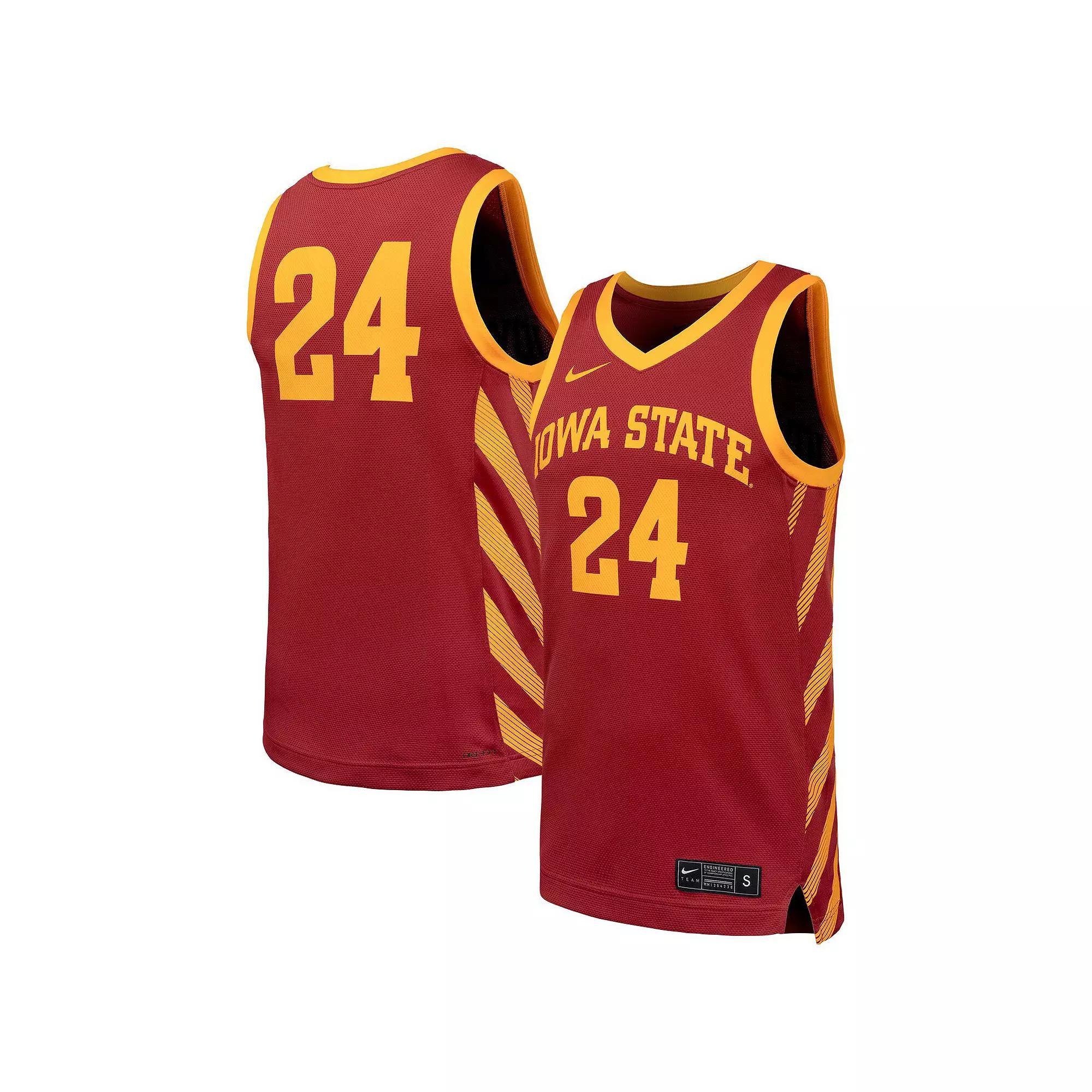 Men's Nike Cardinal Iowa State Cyclones Replica Basketball Jersey,  Product Image
