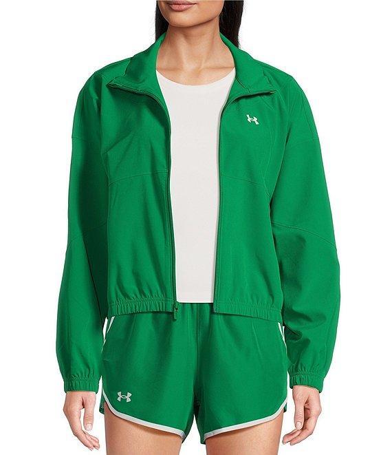 Under Armour Rival Stand Collar Long Sleeve Water Resistant Jacket Product Image