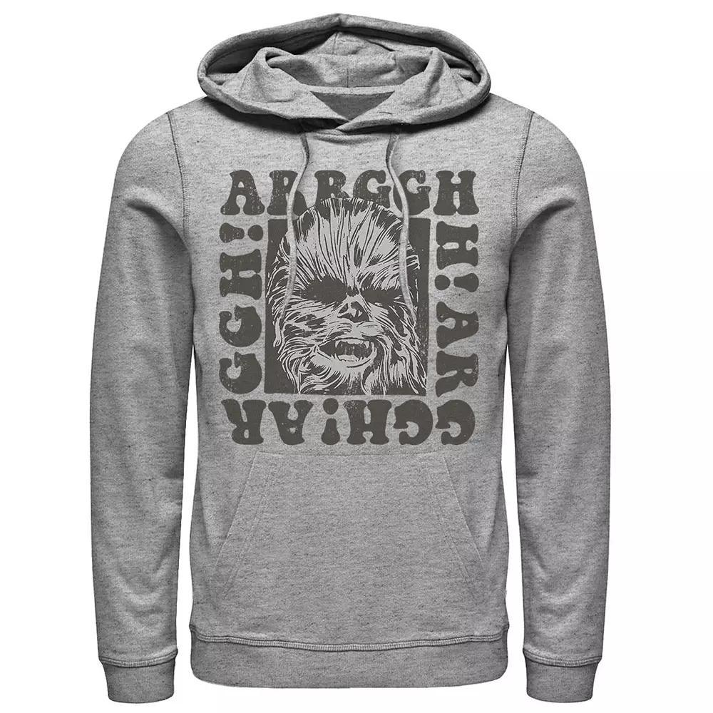 Men's Star Wars Chewbacca Poster Hoodie, Size: 3XL, Athletic Grey Product Image