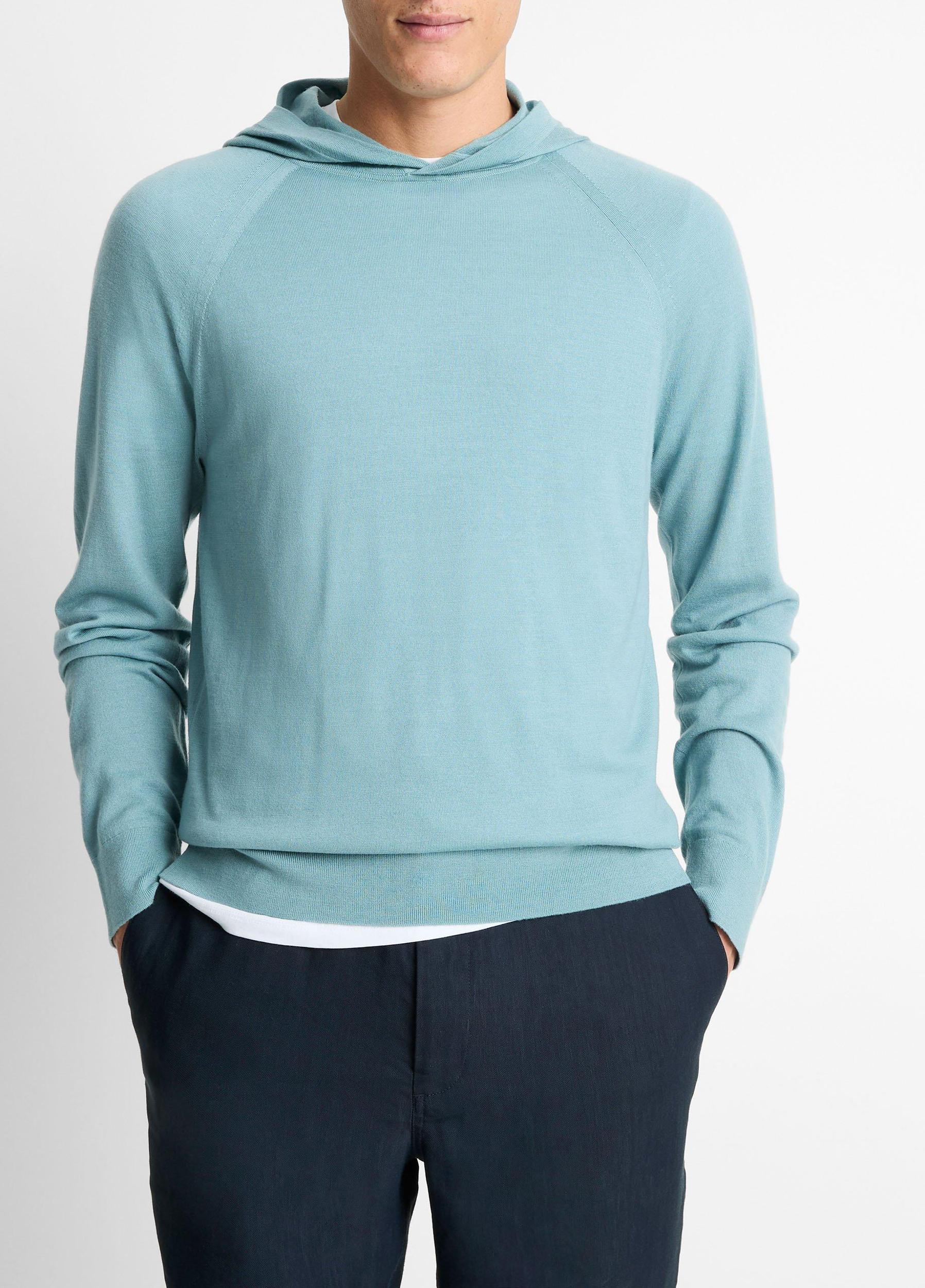Featherweight Merino Wool-Cashmere Hoodie Product Image