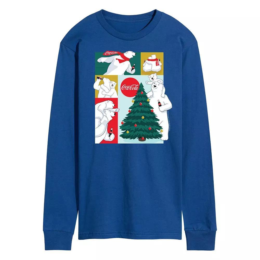 Men's CocaCola Bears Long Sleeve Graphic Tee,  Product Image