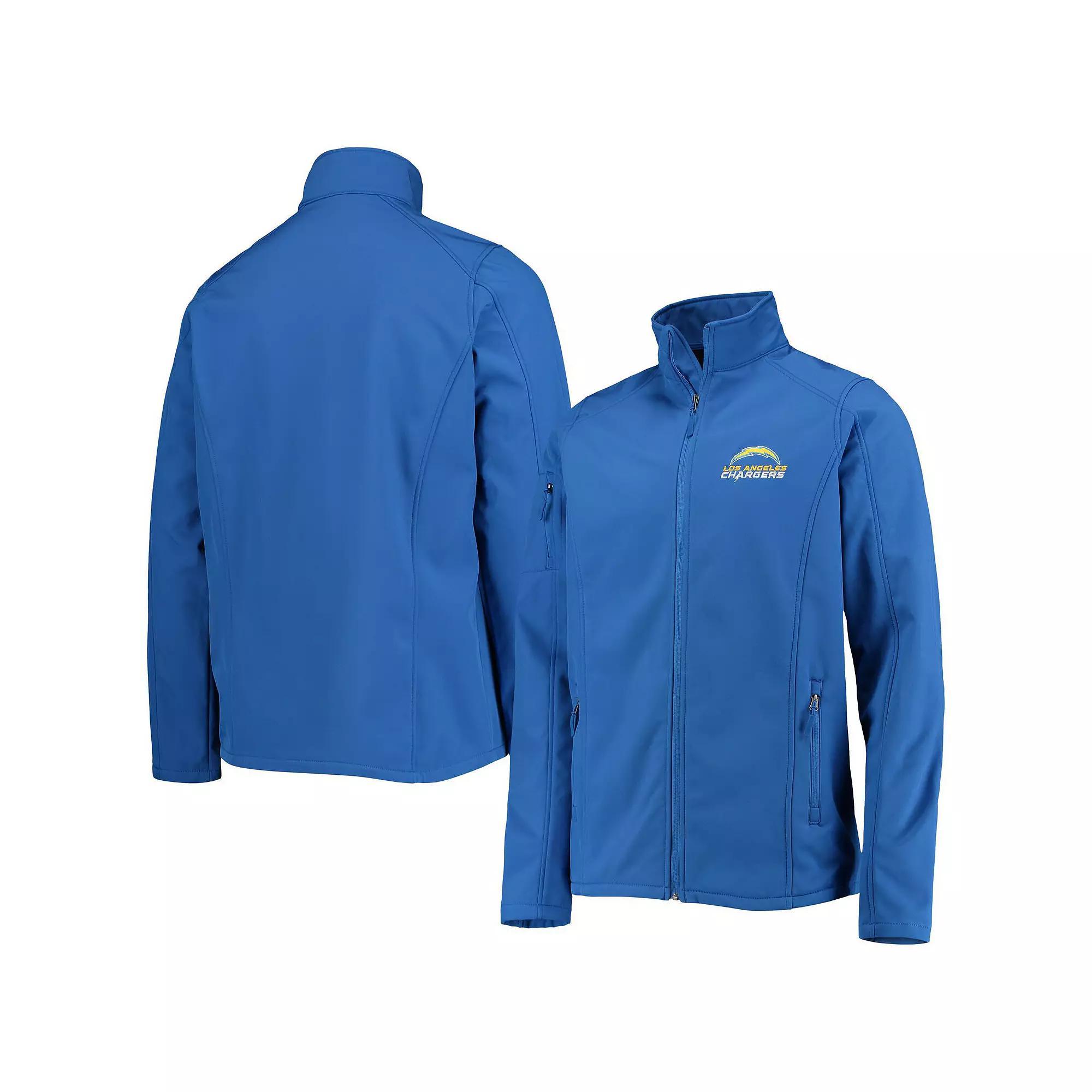Men's Dunbrooke Royal Los Angeles Chargers Big & Tall Sonoma Softshell Full-Zip Jacket,  Product Image