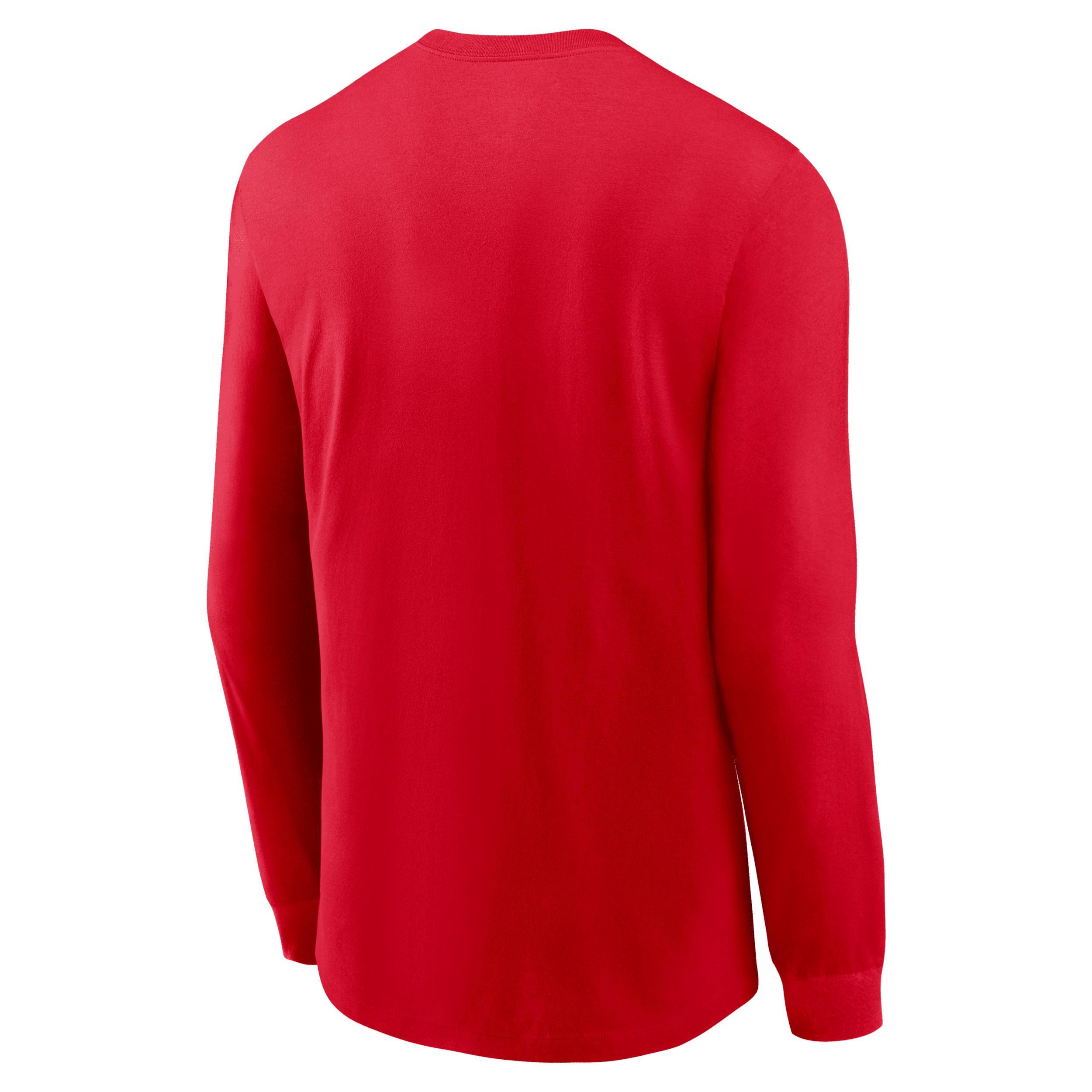 Arizona Wildcats Basketball Icon Nike Men's College Long-Sleeve T-Shirt Product Image