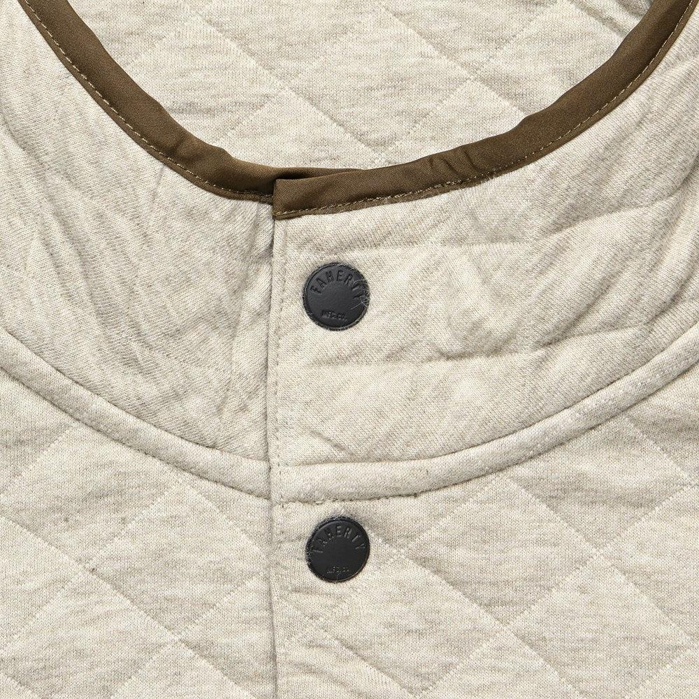 Epic Quilted Fleece Pullover - Oatmeal Melange Product Image