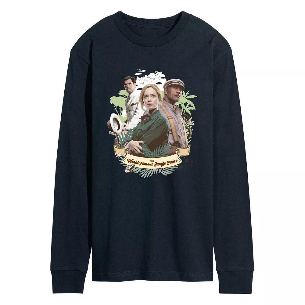 Disney's Jungle Cruise Men's Poster Long Sleeve Graphic Tee,  Product Image