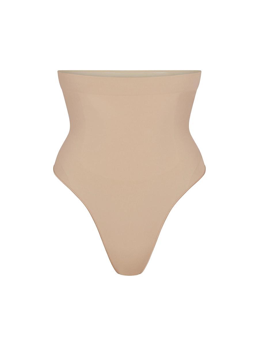 Womens Seamless Sculpt High-Waisted Thong Product Image