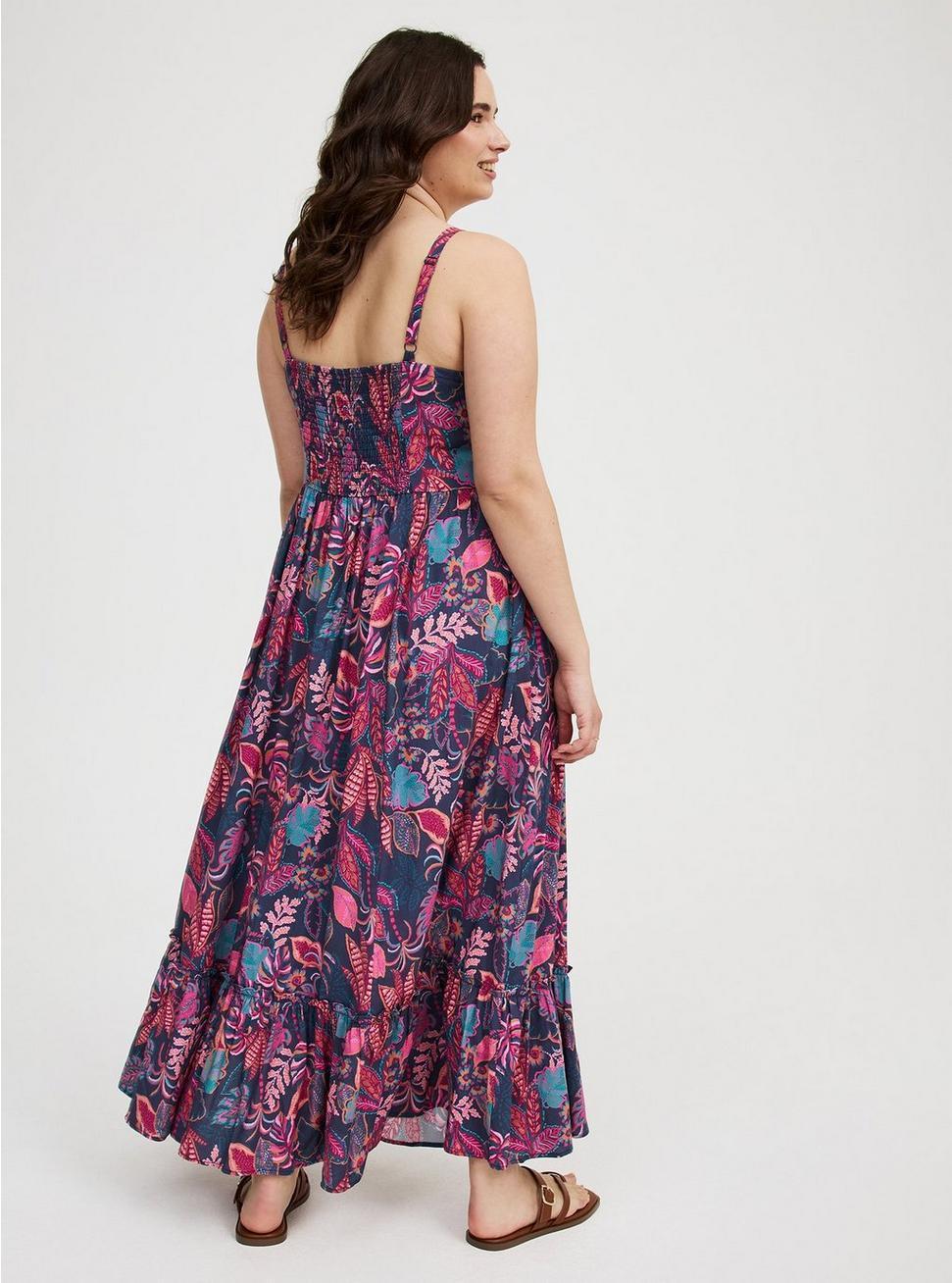 Challis Smocked Maxi Dress Product Image
