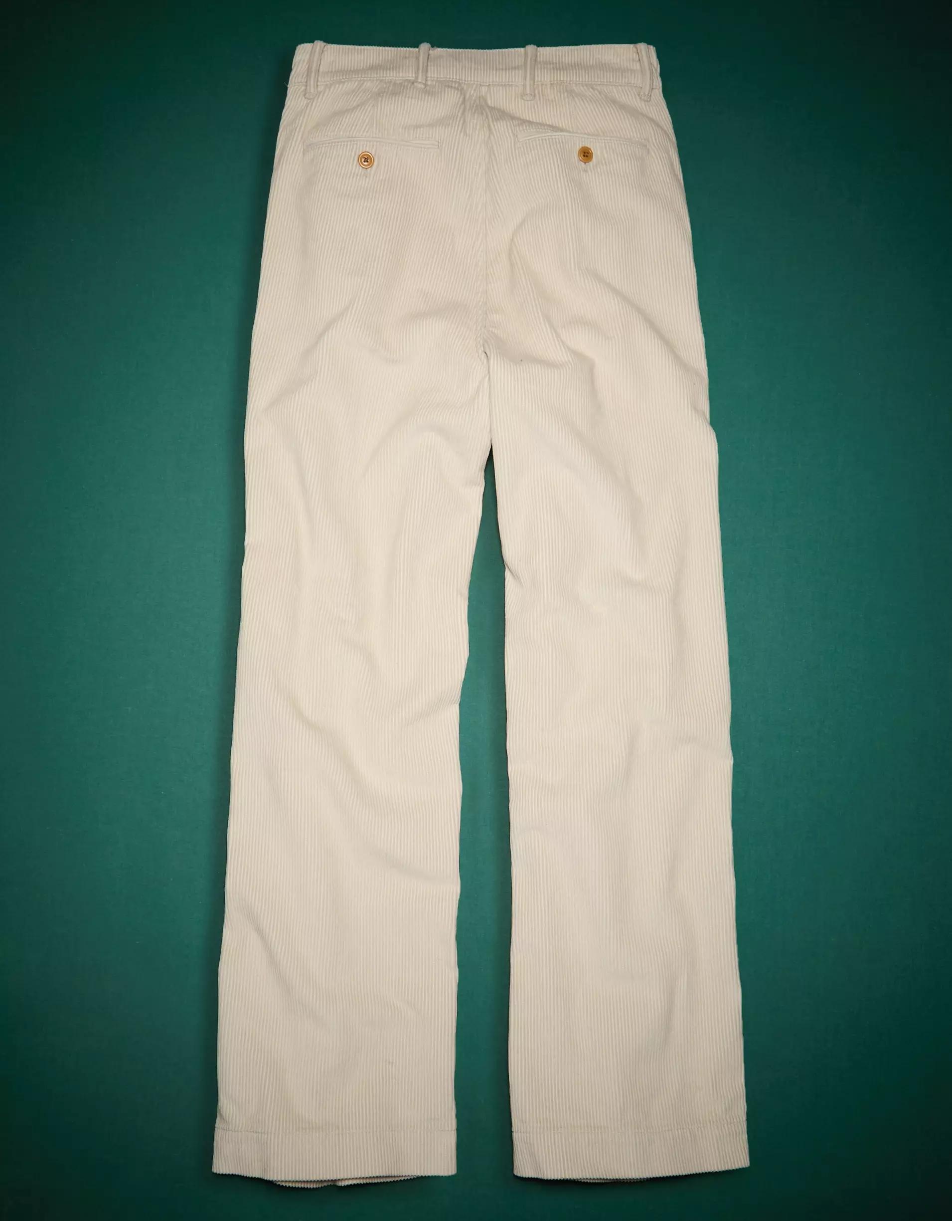 AE77 Premium Pleated Corduroy Pant Product Image