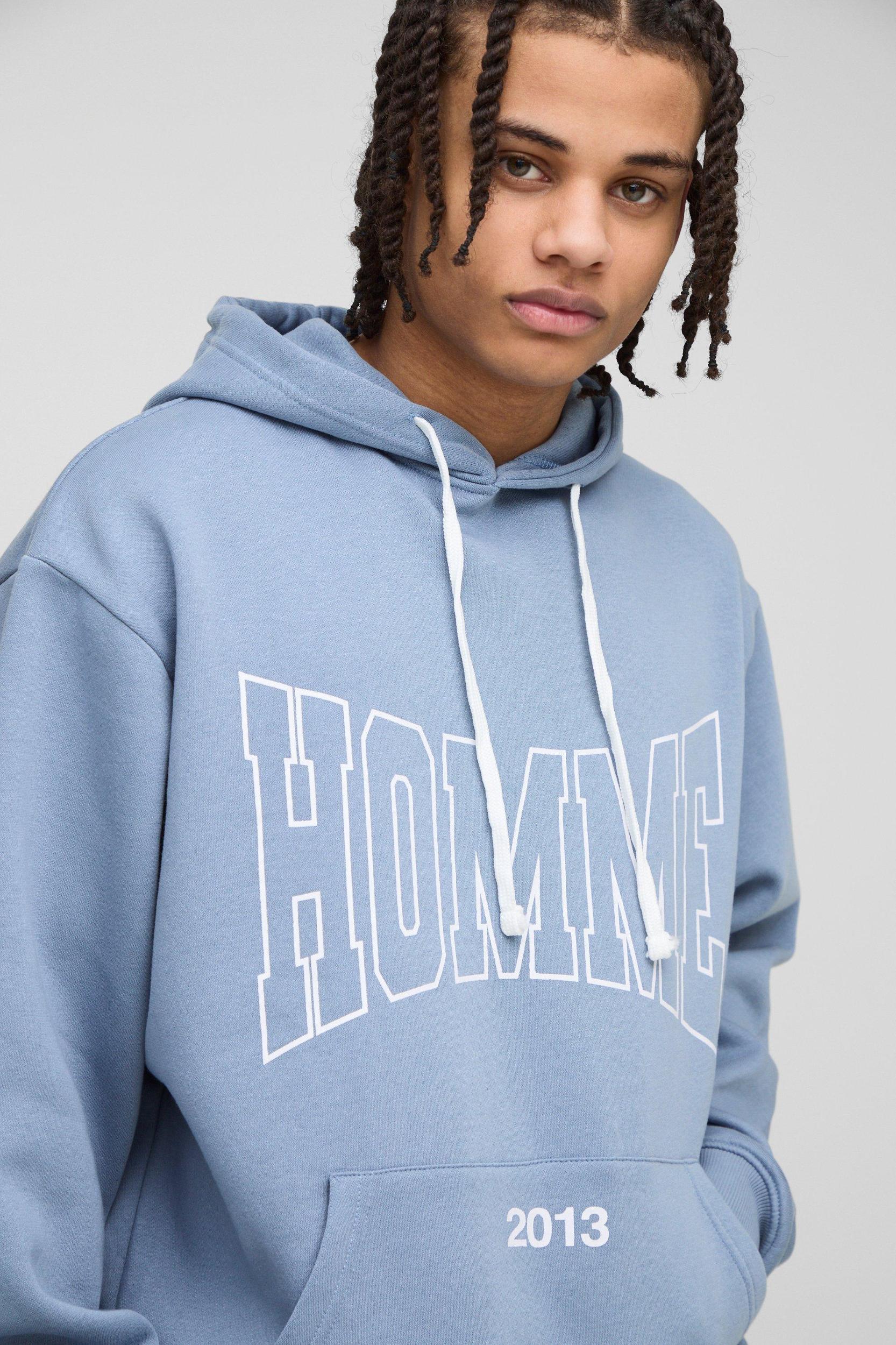 Oversized Homme Hoodie | boohooMAN USA Product Image